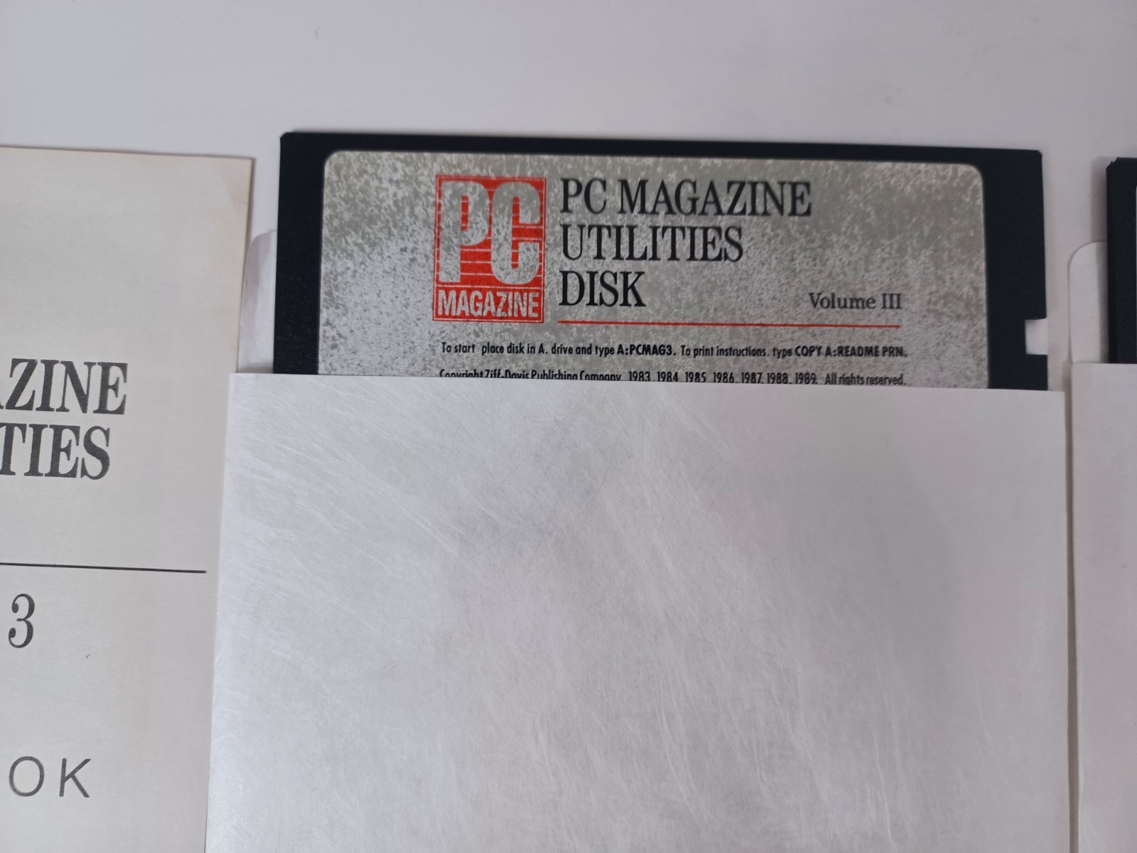 PC Magazine Utilities Disk I, II, III + DOS Power Tools – 5.25″ Floppy Disks