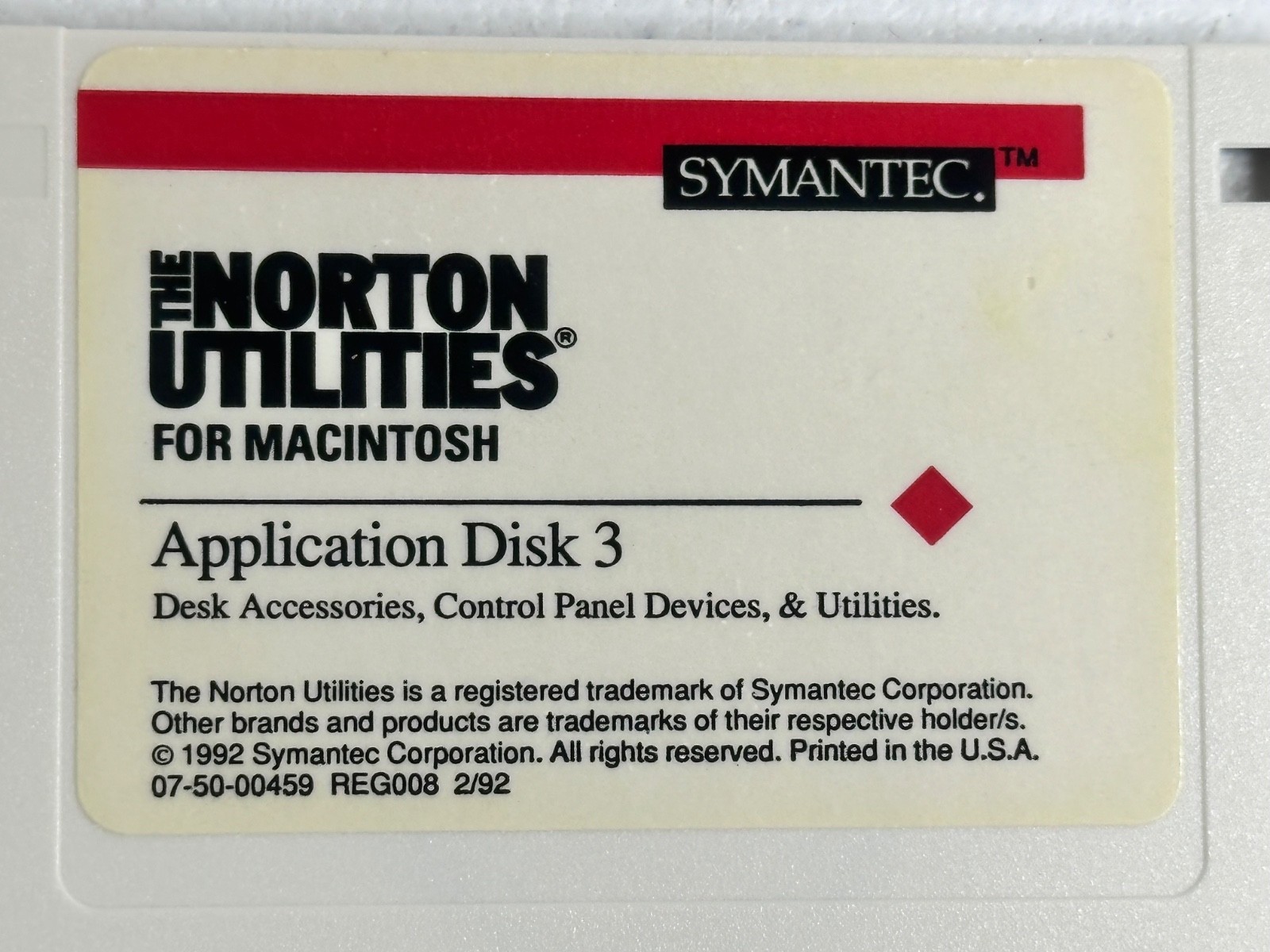 Symantec Norton Utilities Macintosh 2.0 Complete 6-Disk Set 3.5″ Floppies 1992