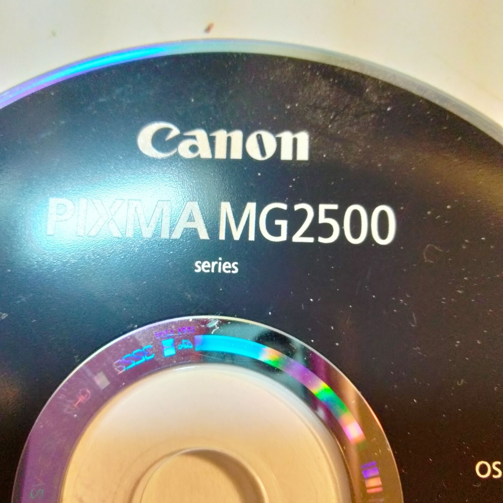 Canon Pixma MG2500 Series Setup CD-ROM For Windows OS Compact Disc
