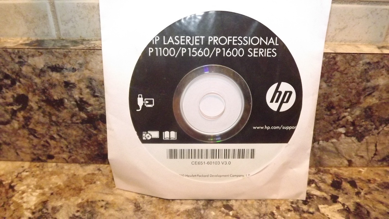 HP Laserjet Professional P1100 P1560 P1600 Series Install Setup Driver CD