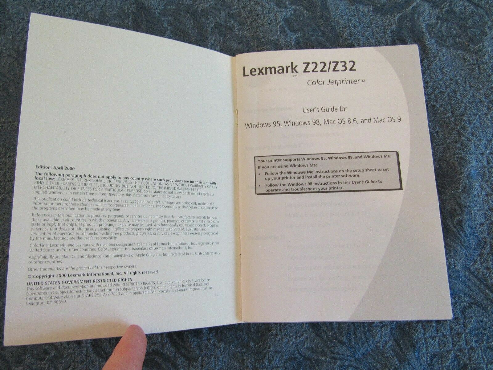 Lexmark Z22, Z32 Driver Software & User Guide For Windows & Mac