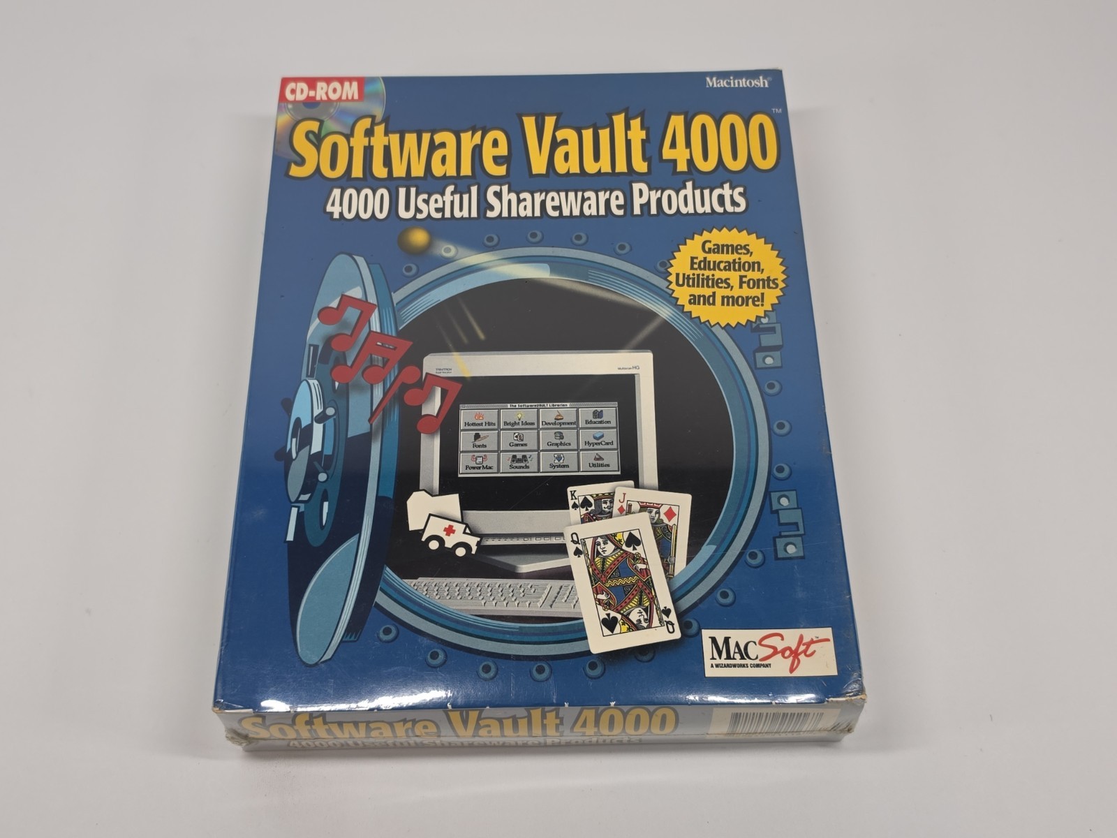 Macintosh CD-Rom Software VAULT 4000 Mac New Sealed MACSOFT VERY RARE