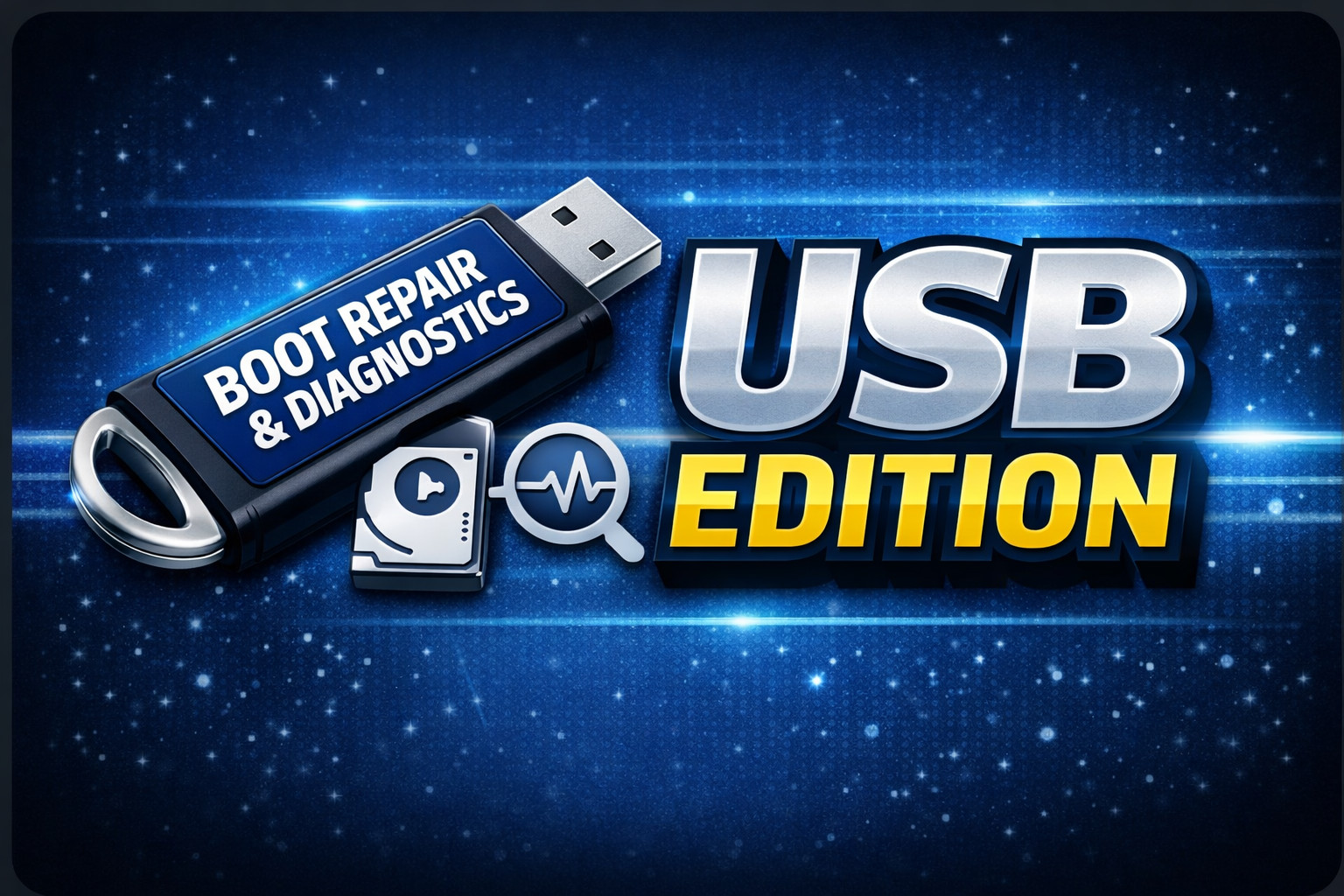 Bootable Windows Repair USB & DVD | PC Startup & Boot Recovery, Disk Diagnostic
