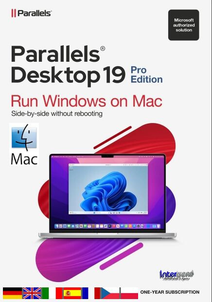 Parallels Desktop 19 Pro für Mac Vollversion 1 Jahr DE / ML Download NEU
