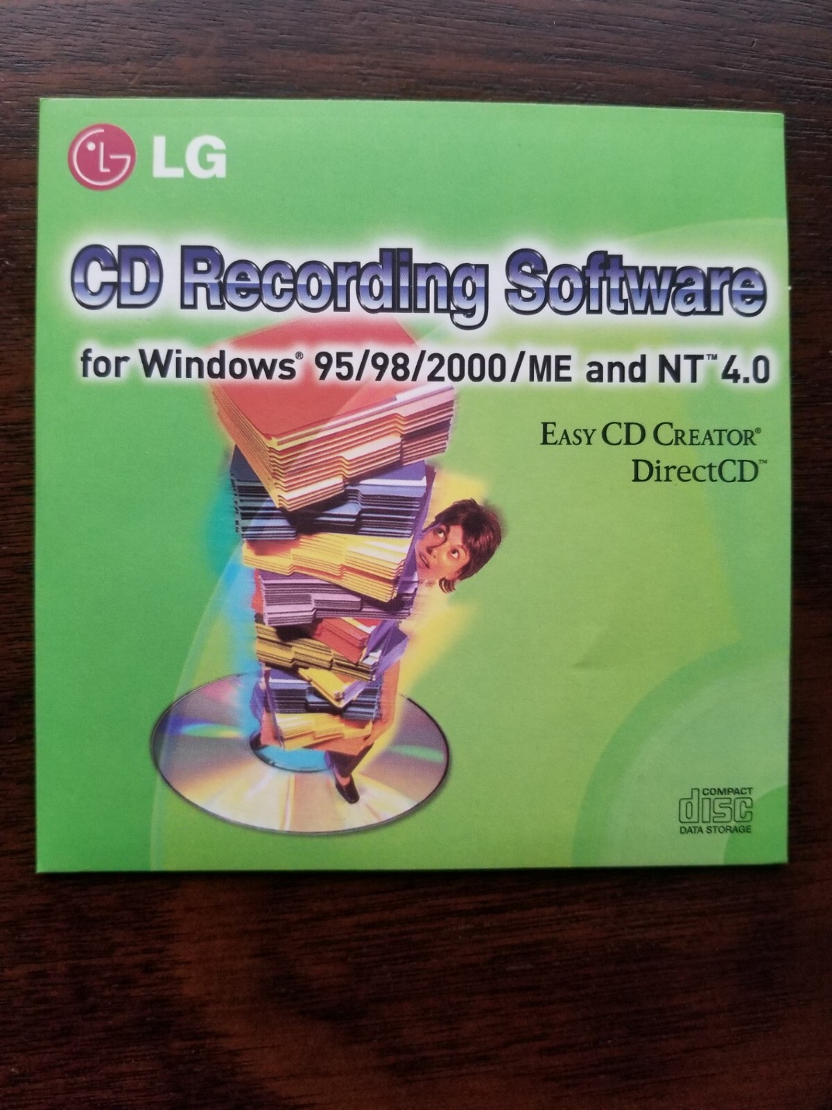 LG CD Recording Sofrware For Windows 95/98/2000/ME and NT”4.0 East CD Creator Di