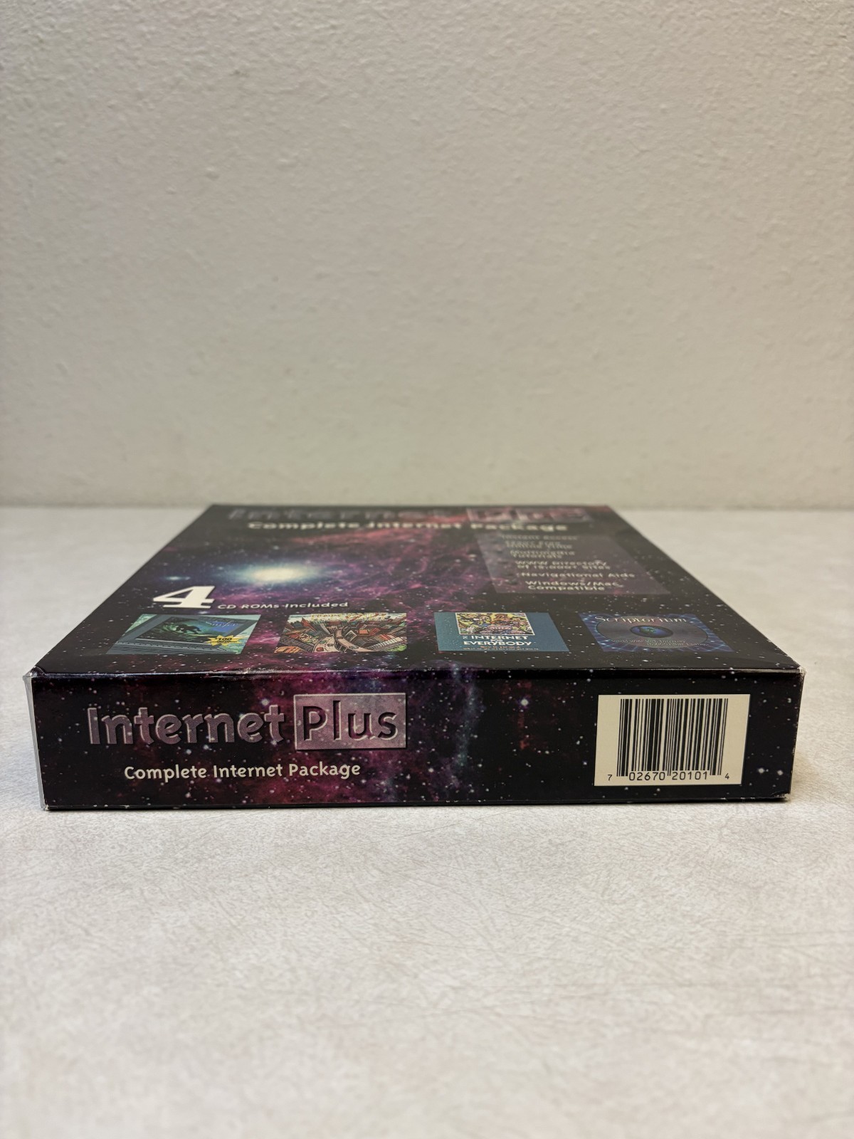 Internet Plus Sealed New Old Stock Vintage Complete Internet Package CD Roms