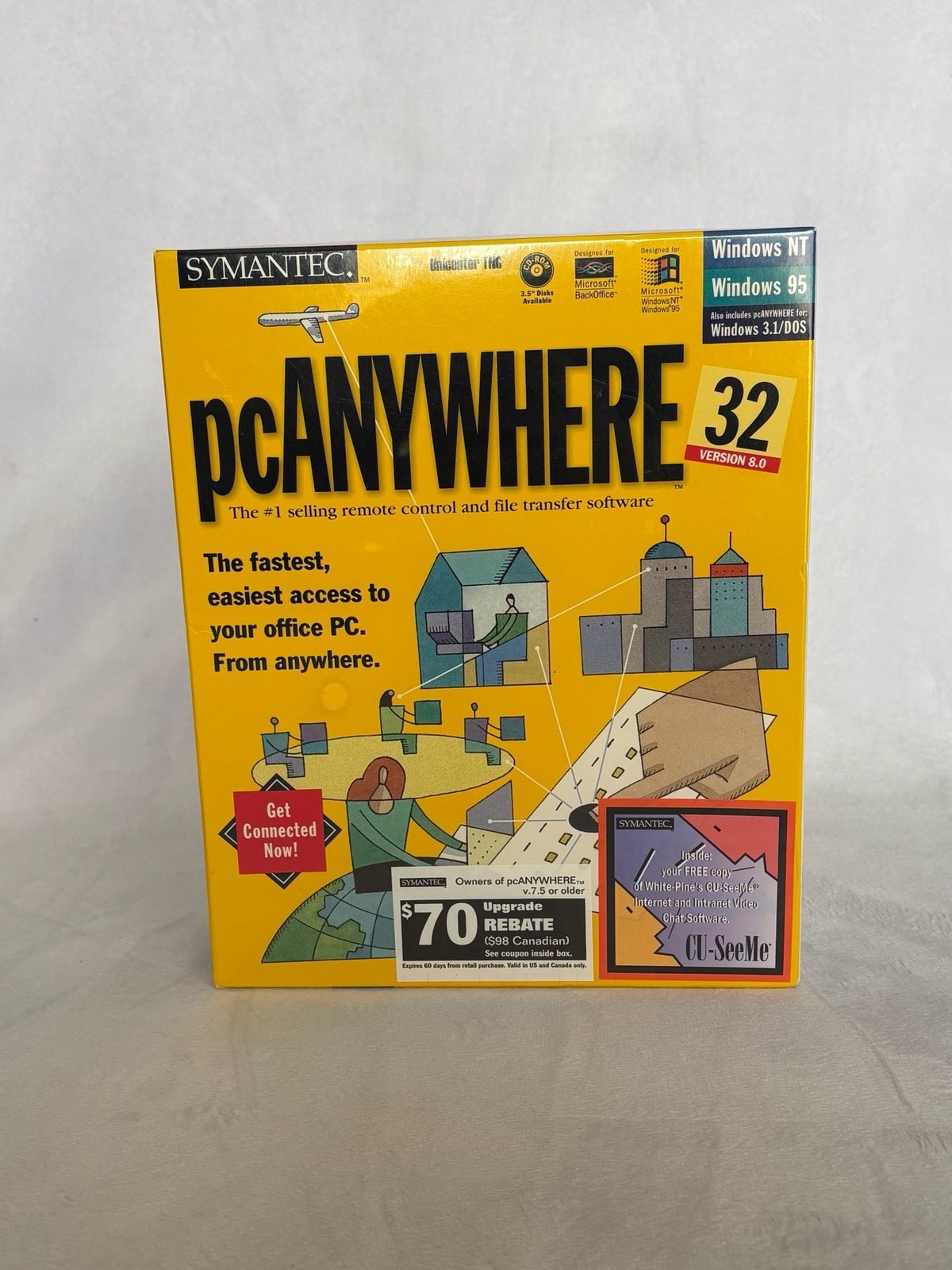 Symantec pcANYWHERE 32 Version 8.0 Remote Control and File Transfer Software
