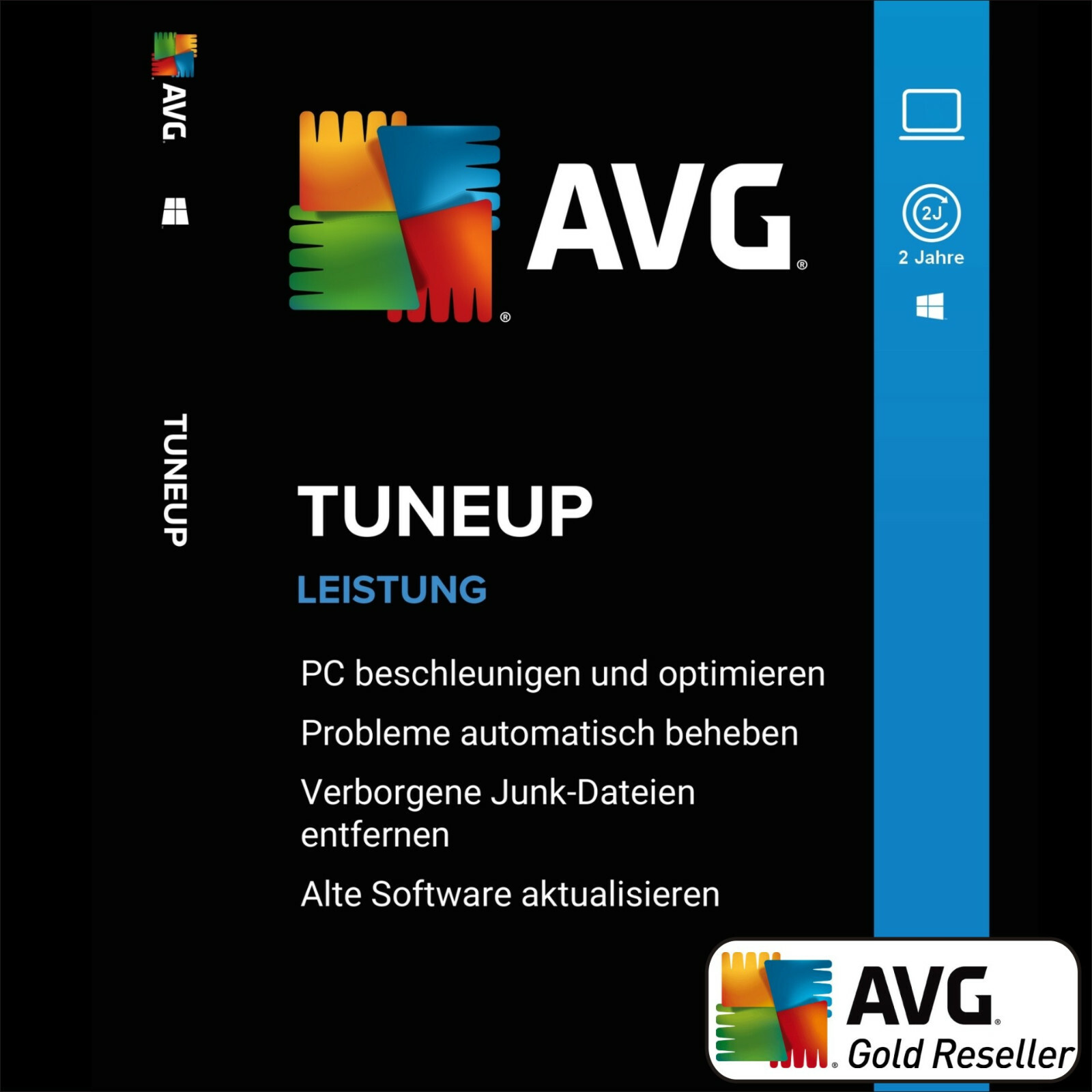 AVG PC TuneUp 2023 1 PC 2Jahre | TuneUp Utilities Vollversion/Upgrade 2024 UE DE