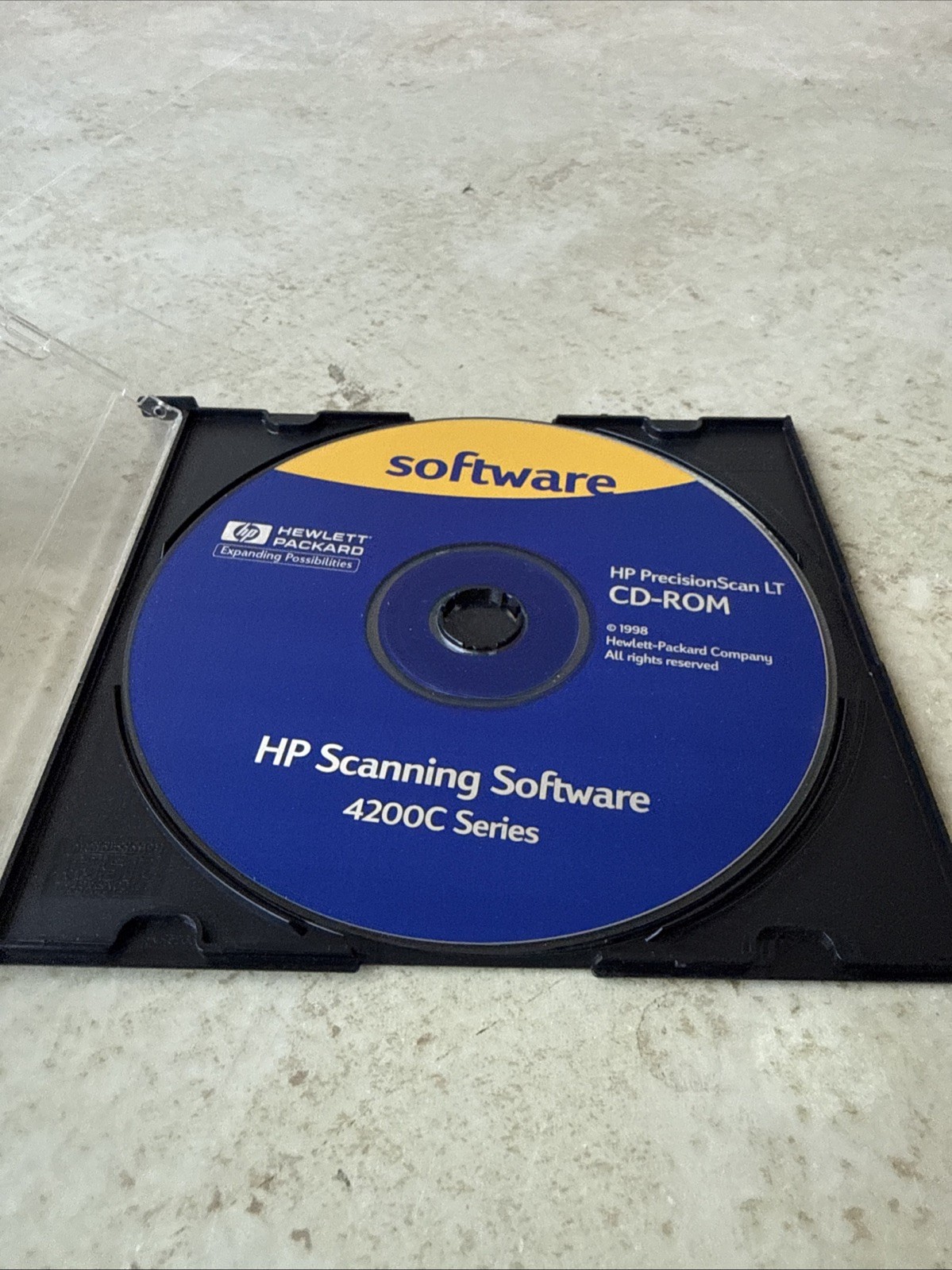 HP PrecisionScan LT CD-ROM – HP Scanning Software 4200C Series