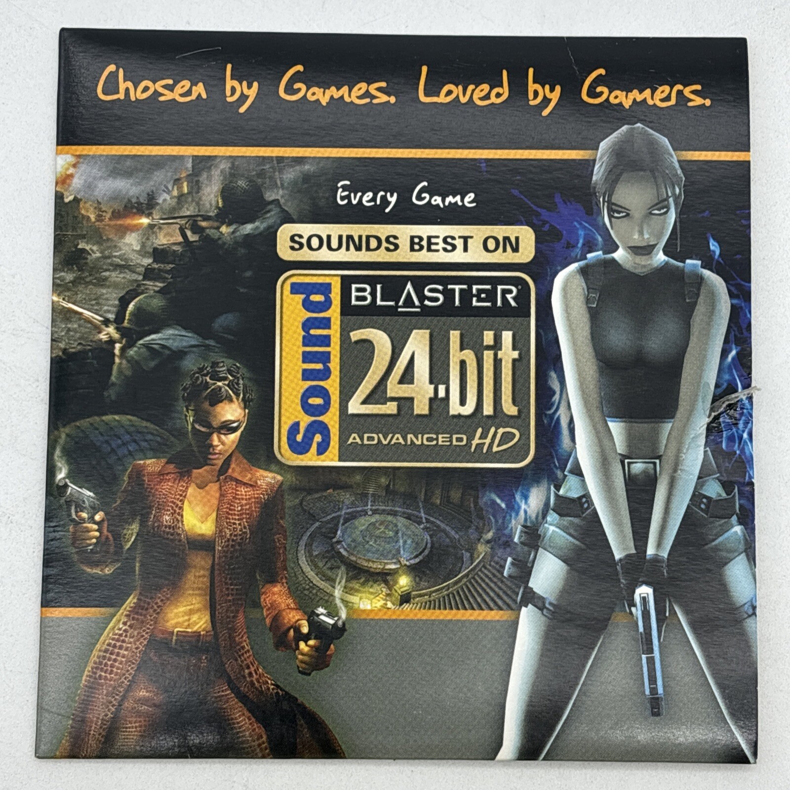 Creative Sound Blaster Demo Disc CD 24-Bit Advanced HD Loved By Gamers