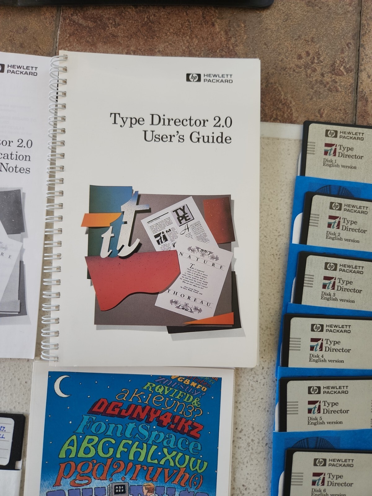 Hewlett-Packard Type Director 2.0 Font Management Program Upgrade Kit -Vintage