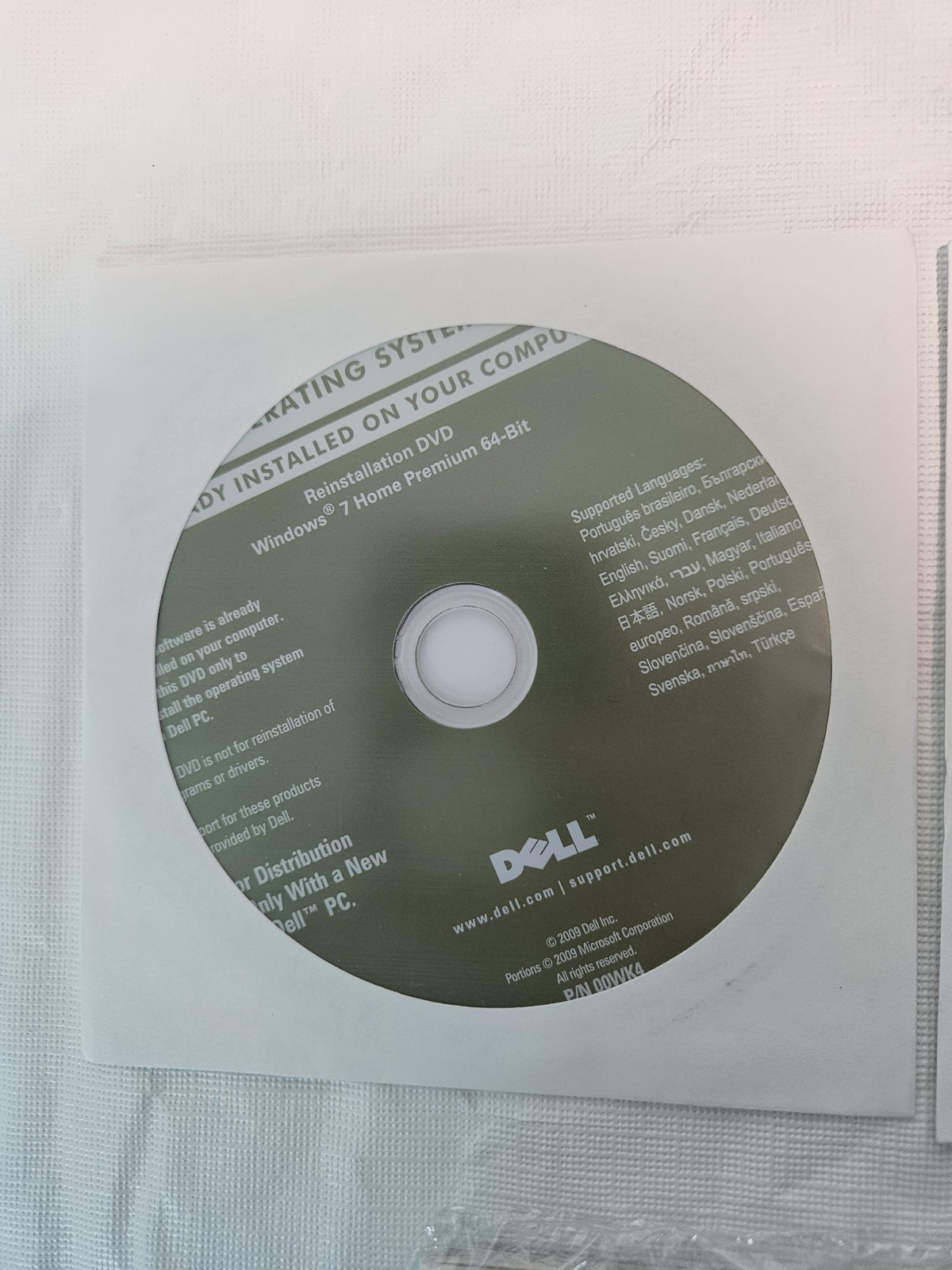 Dell Inspiron Windows 7 Setup Guide 2 DVD Reinstall Driver Utilities Sealed