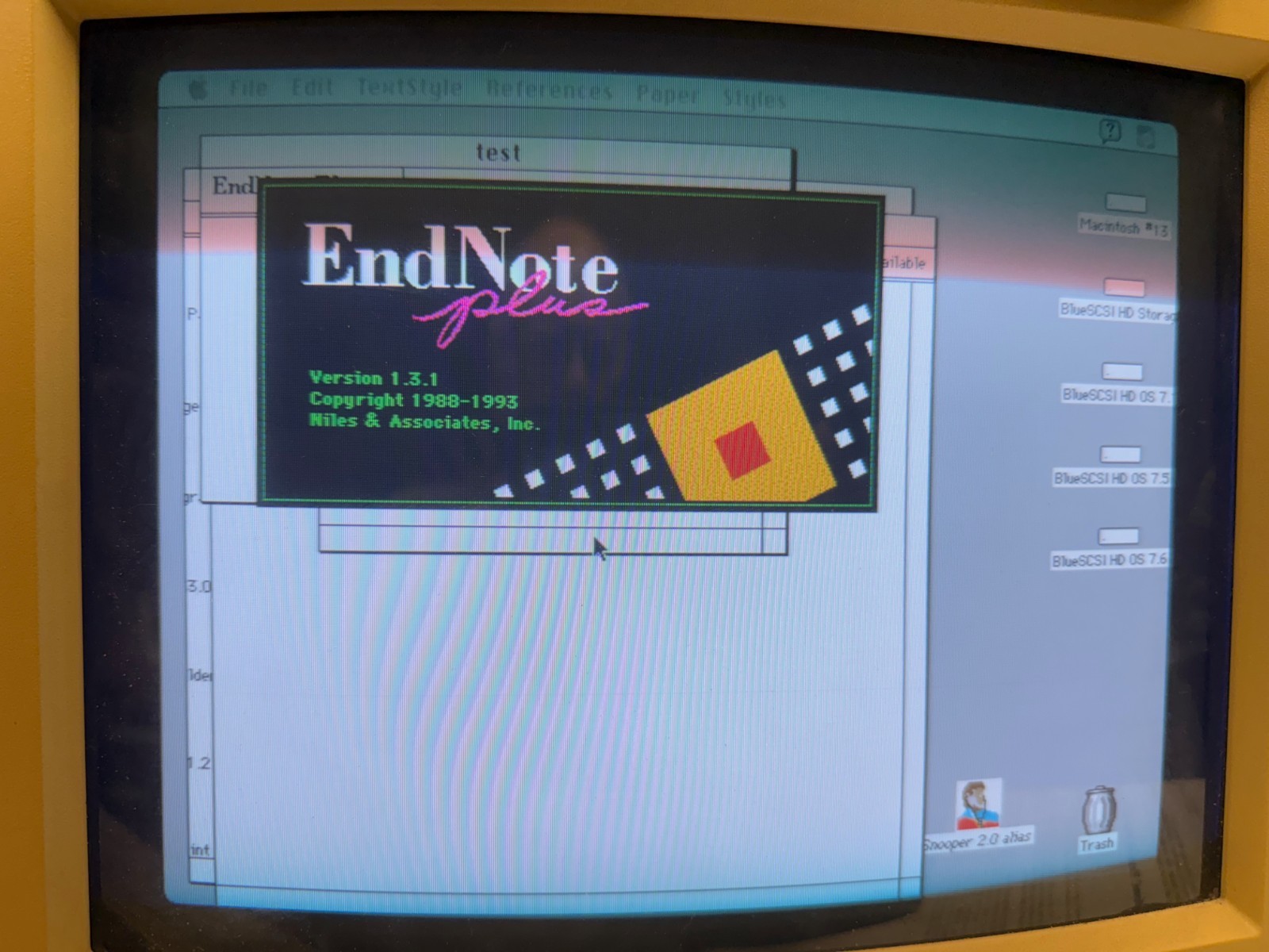 Vintage Macintosh software : ENDNOTE with manuals 3-1/2 disks