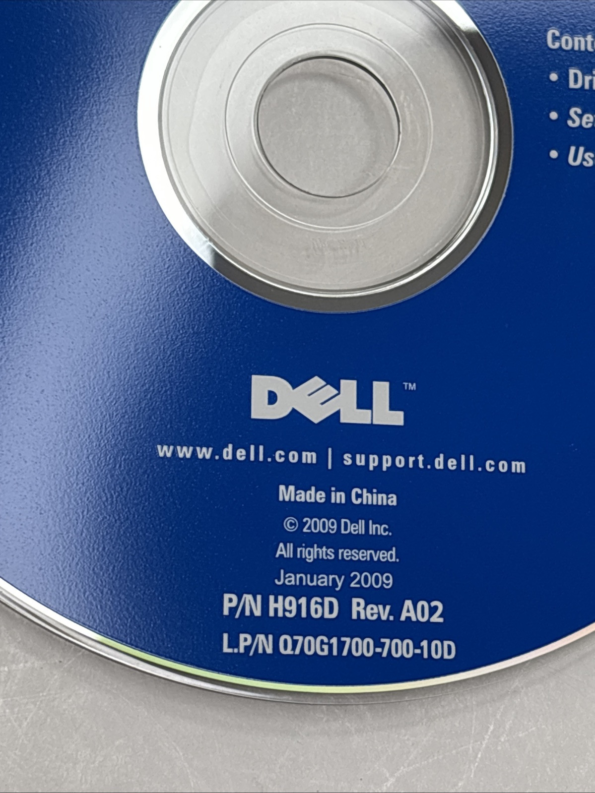 Dell S1709W Flat Panel Monitor 2009