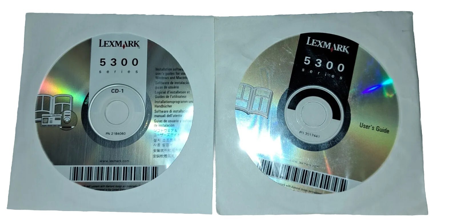 Lexmark 5300 Series Printer Installation CD & User Guide CD ~ For Mac Or Windows