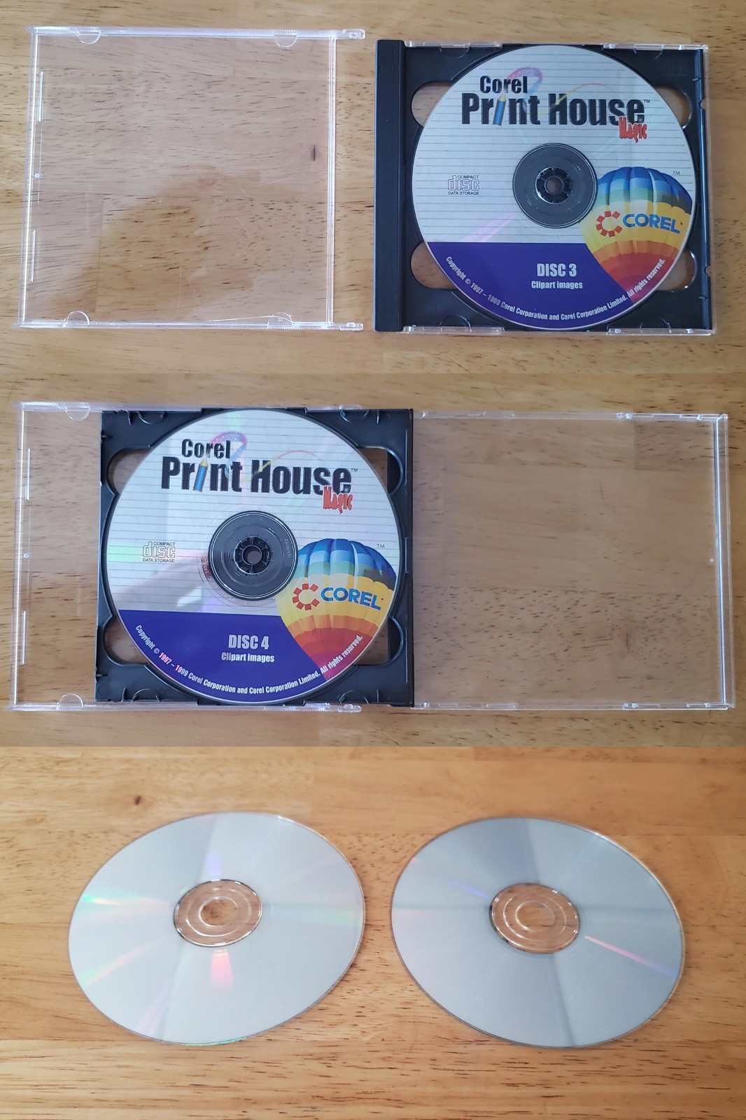 Lot of 15 vintage photo/print editing & misc software discs — FREE SHIPPING