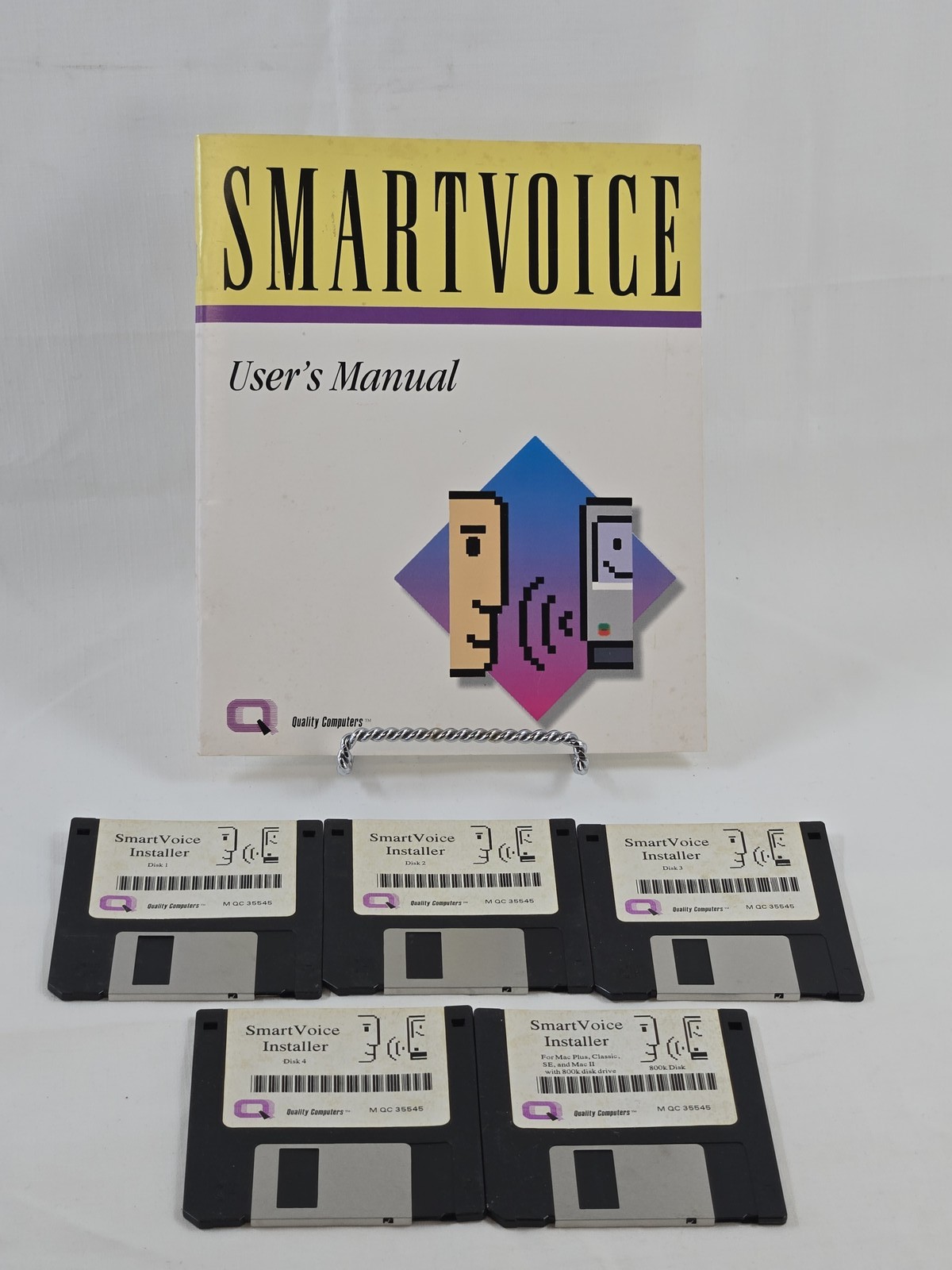 Vintage SmartVoice Installer Software & User’s Manual for Classic Mac 800K