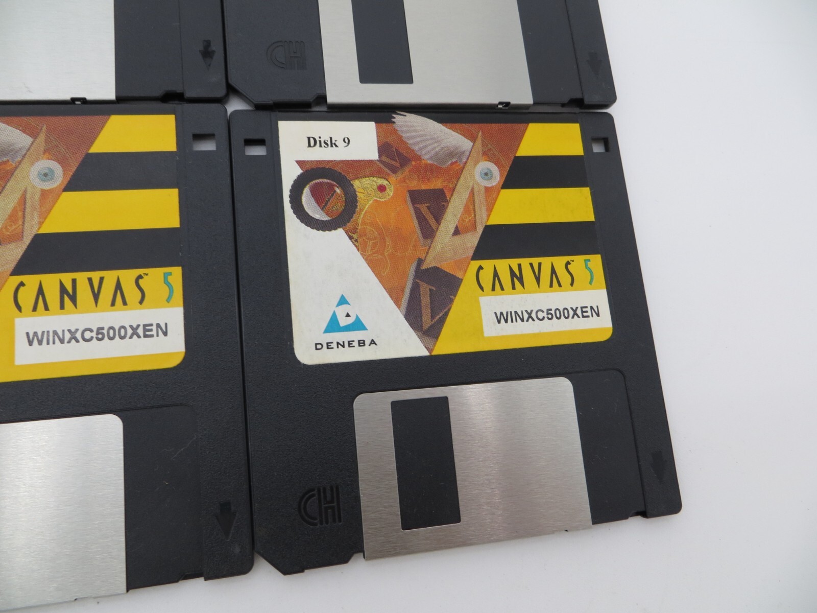 CANVAS 5 Installation Disk Set C0245-0022-EN 3.5″ Floppy Discs vintage computer