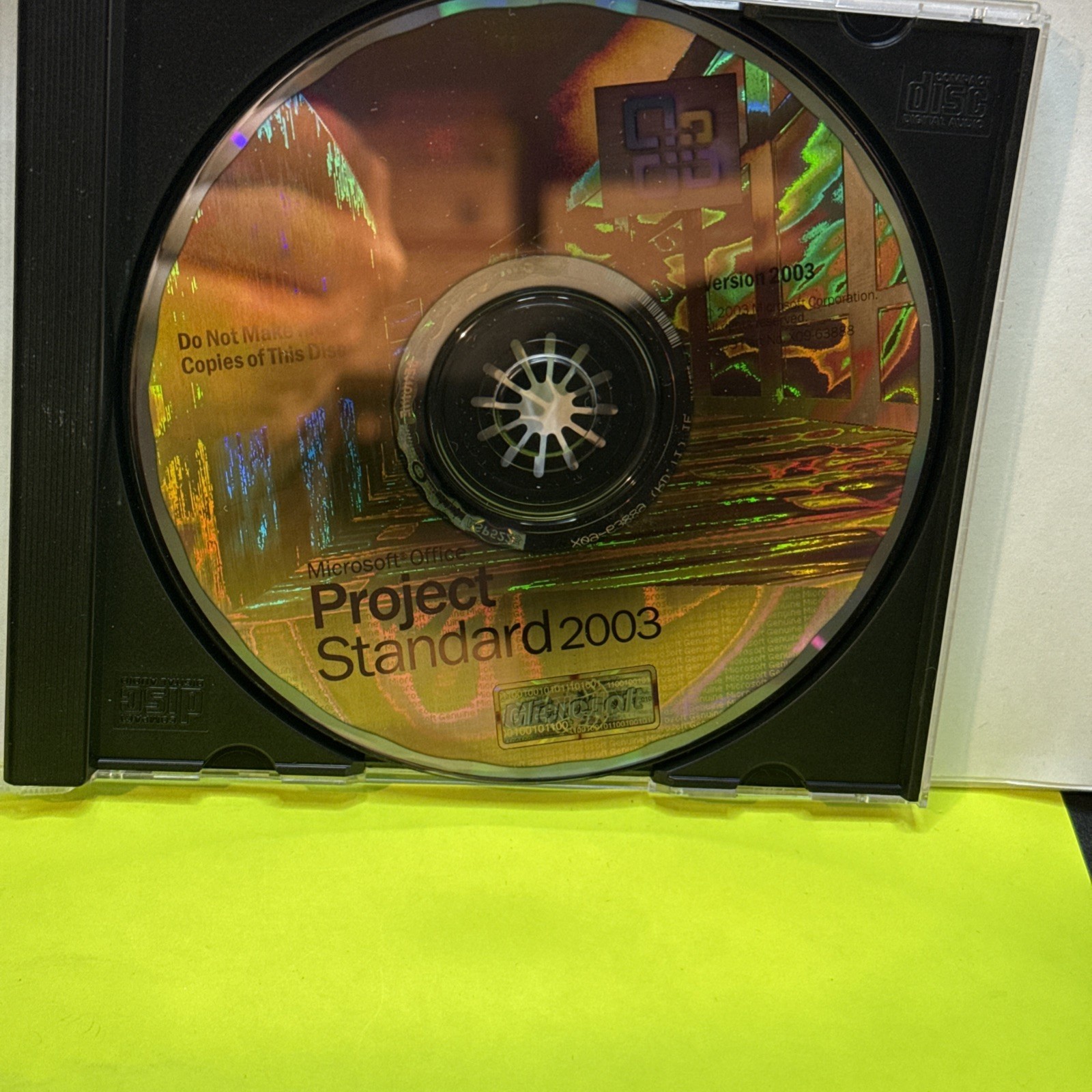 Microsoft Office Project Standard 2003 CD with Product Key FREE SHIPPING