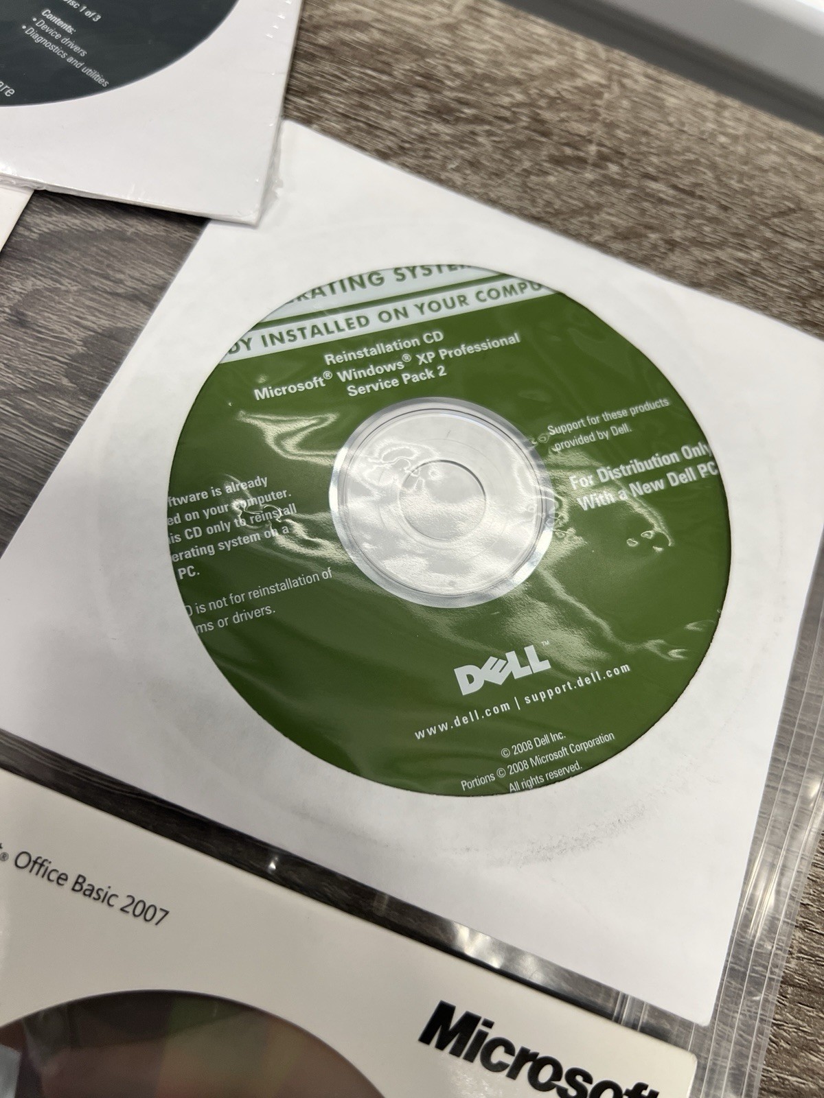 LOT OEM Dell CD Optiplex PC Drivers OS & Office 2007 Utilities 330 740 755 Disc