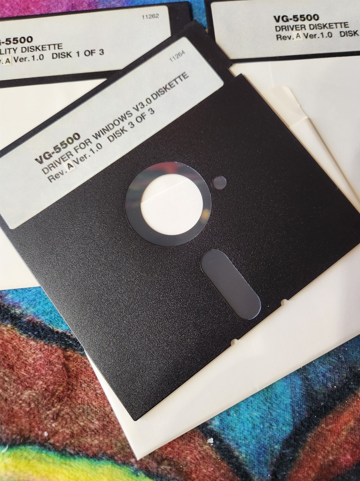 VG-5500 Utility Diskette Ver. 1.0 For Windows 3.0 – Complete Set Of 5.25″ Disks