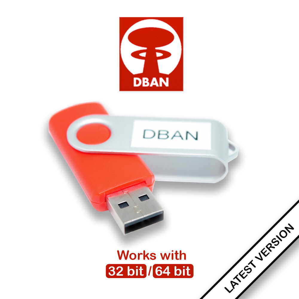 DBAN – Hard Drive Eraser (Bootable USB) – Nuke, Remove, Destroy, and Disk Wiper
