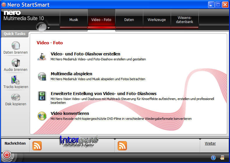 Nero 10 Multimedia Suite Full Version Box + CD 3-in1 BackItUp Burning Software + Original Packaging