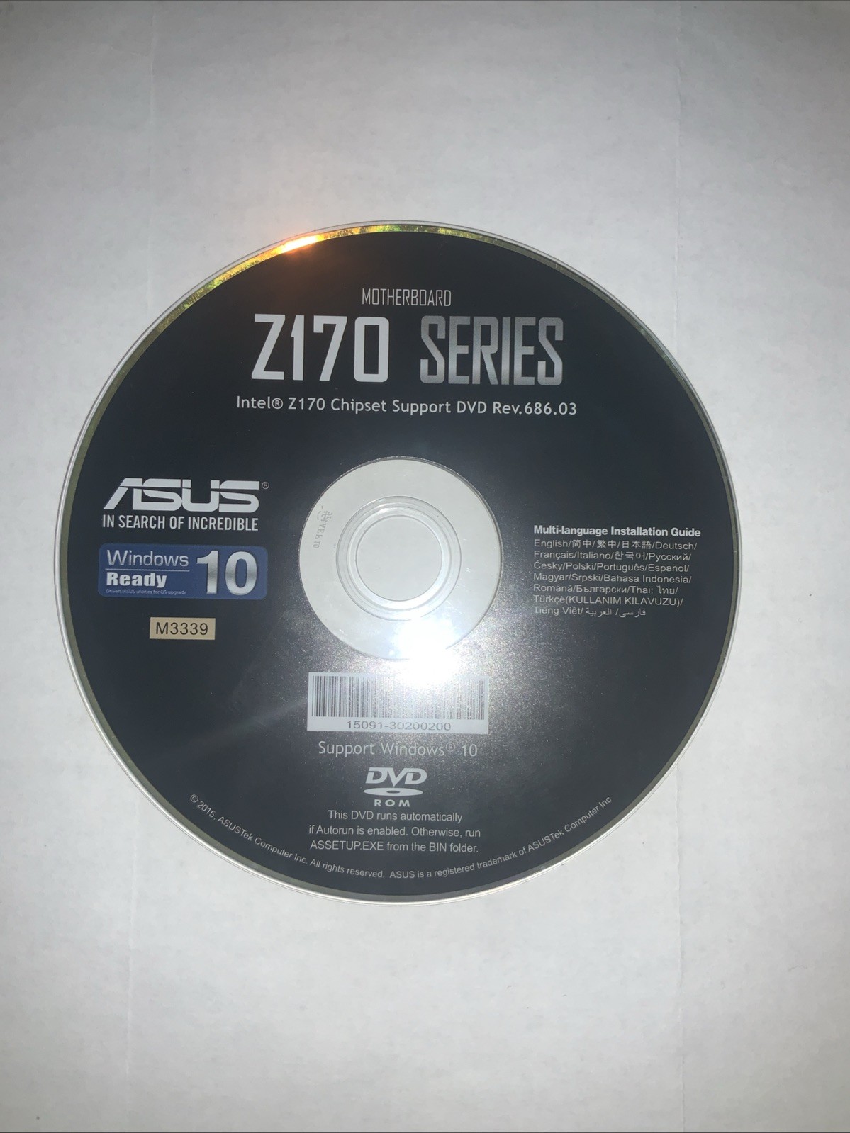 ASUS Z170 SERIES MOTHERBOARD Mark 1 DRIVERS M3395 WIN10
