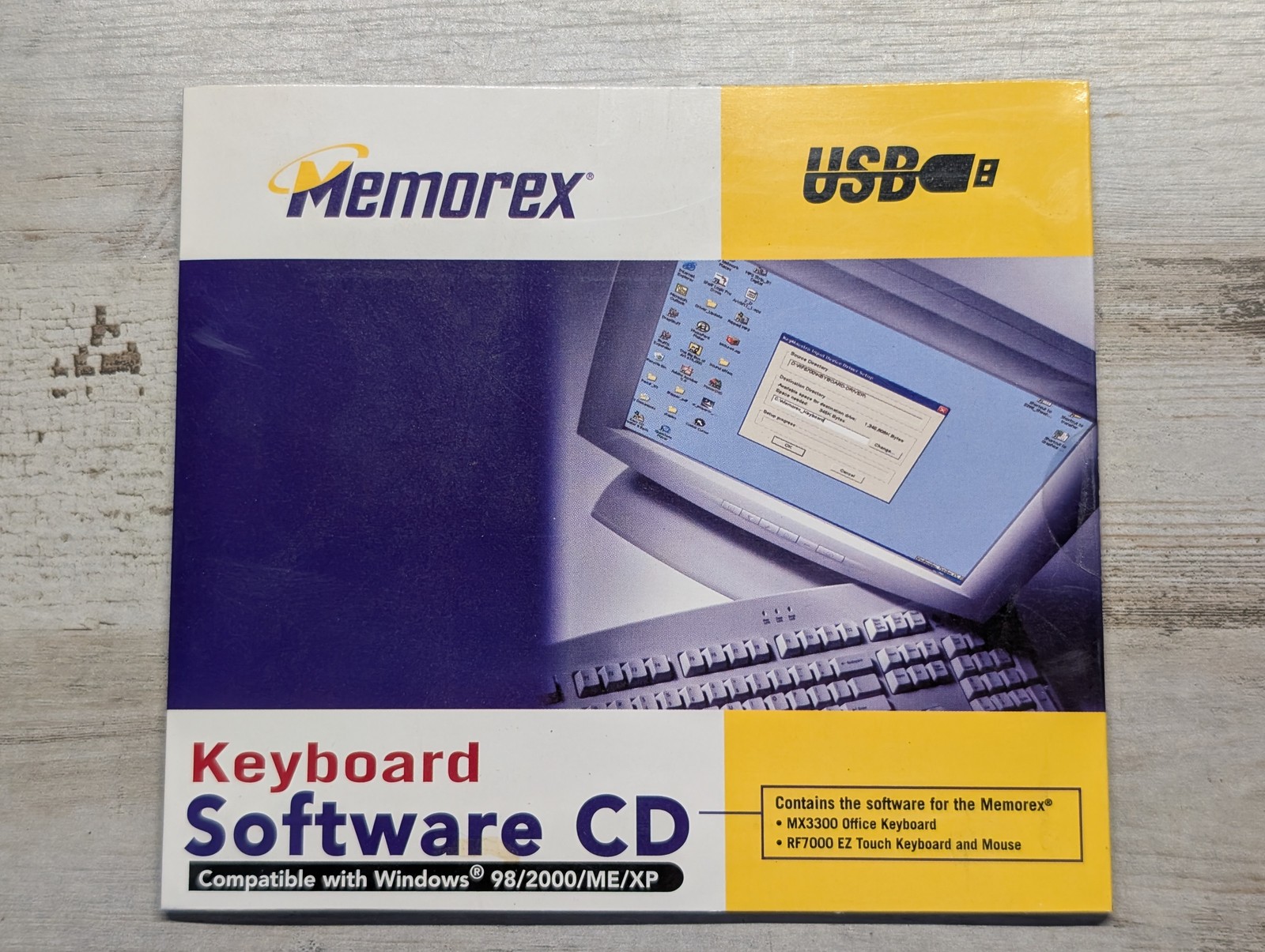 Memorex Keyboard Software CD for MX3300 RF7000 USB Windows 98 2000 ME XP Drivers