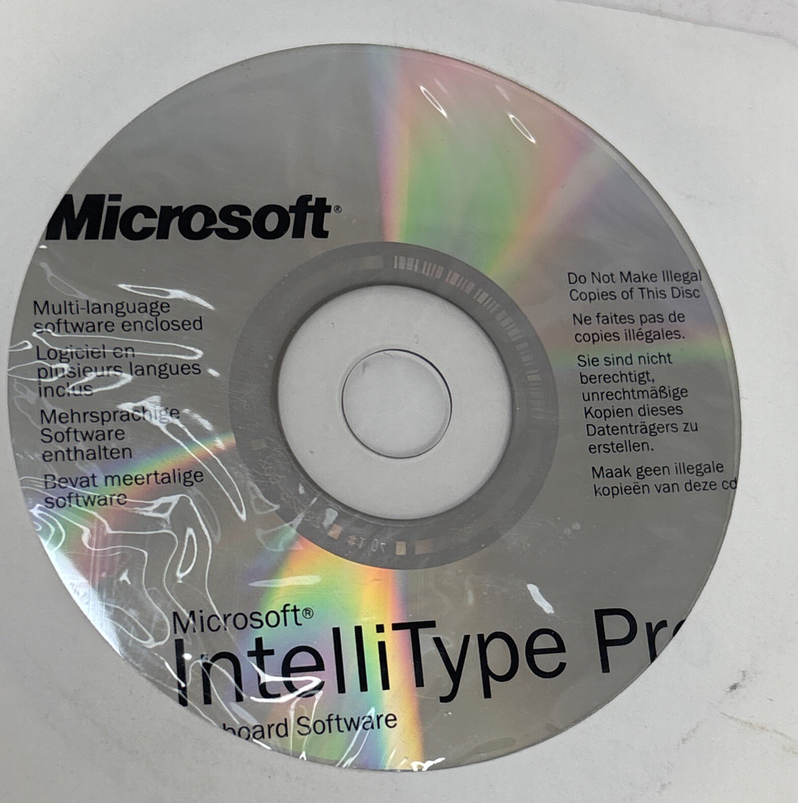 Microsoft IntelliPoint 4.0 Mouse Software & Intellitype Pro Key Board Software