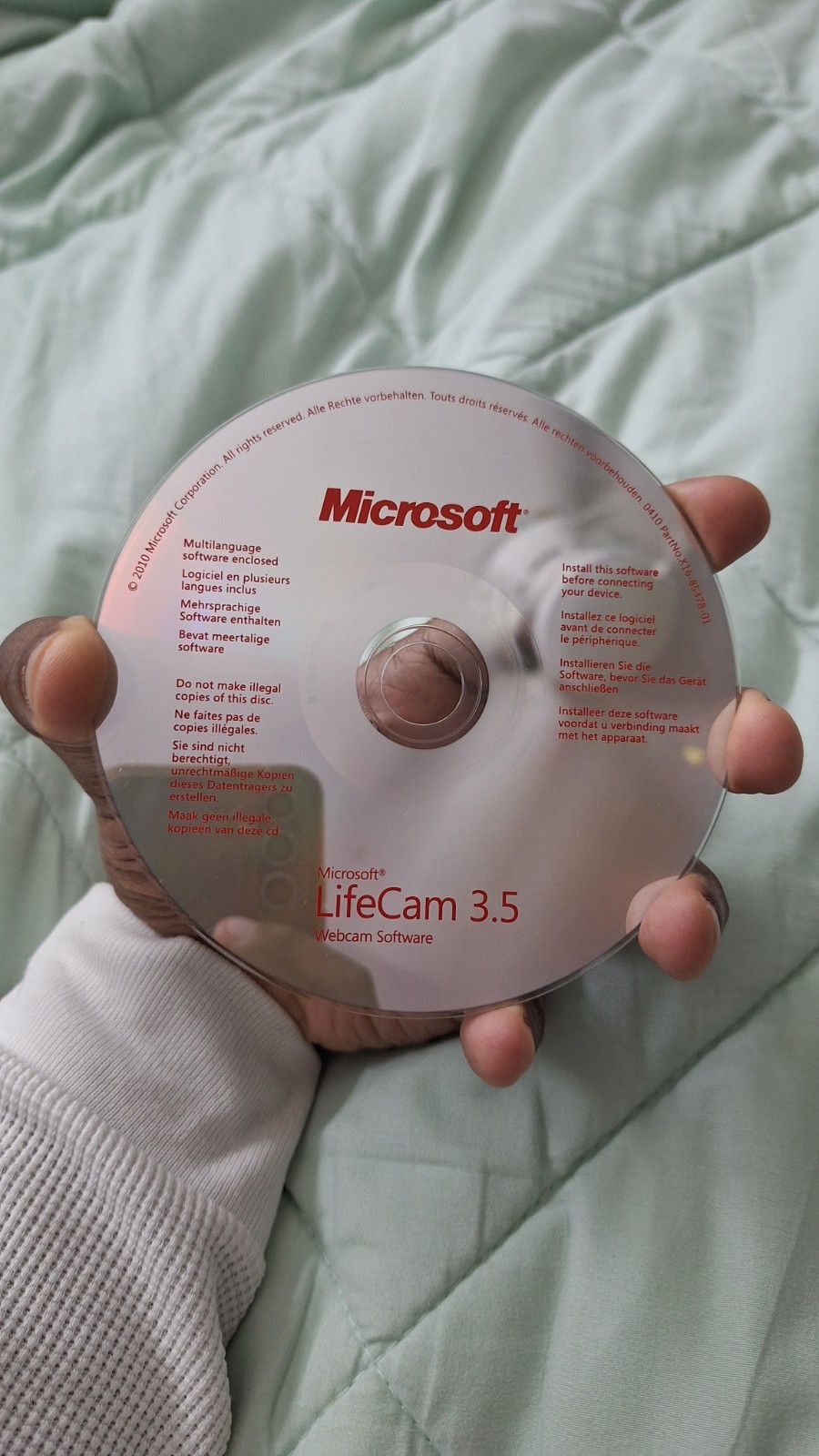 MICROSOFT LIFECAM 3.5 Webcam Software WIN 95/95/XP Vintage 2010
