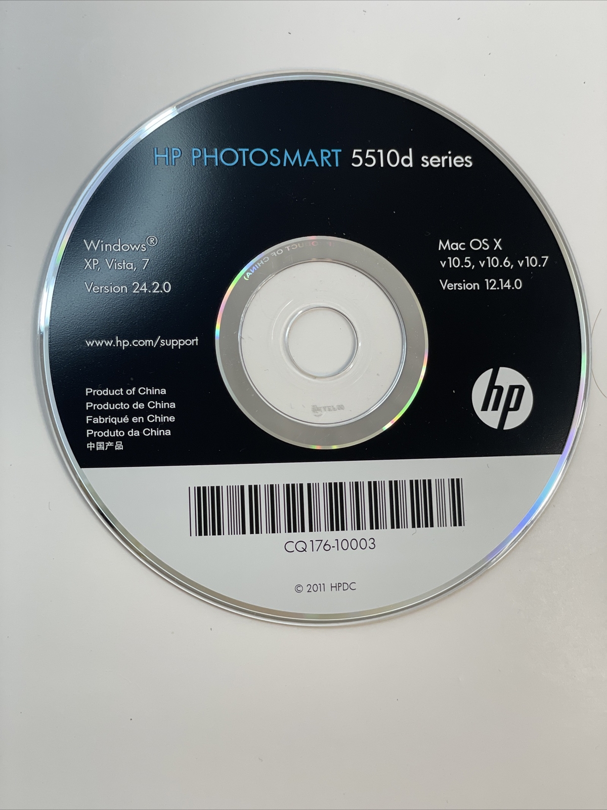 HP Photosmart D1500d Series Windows/Mac Install Disc Ver 24.20