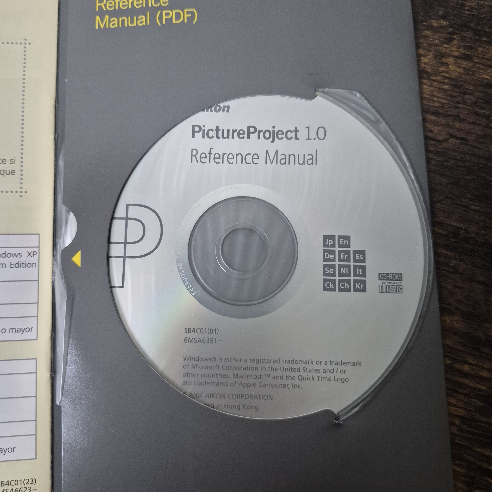 Nikon Picture Project 1.5 Windows & Mac CD-Rom & Reference Manual Disc – 2 Discs