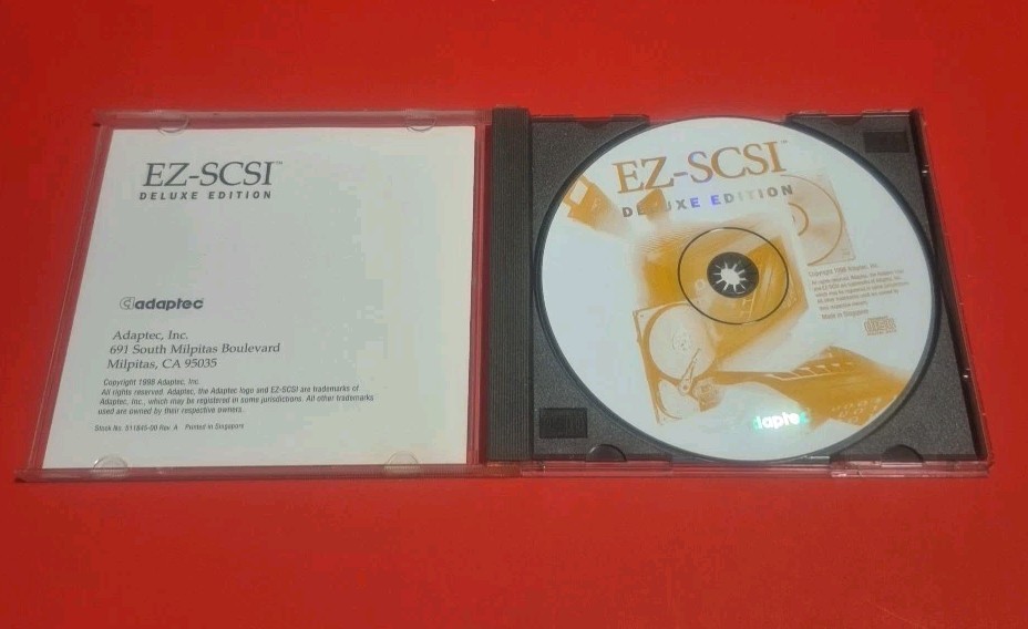 Adaptec EZ-SCSI Deluxe Edition CD-ROM 1998 (Z1)