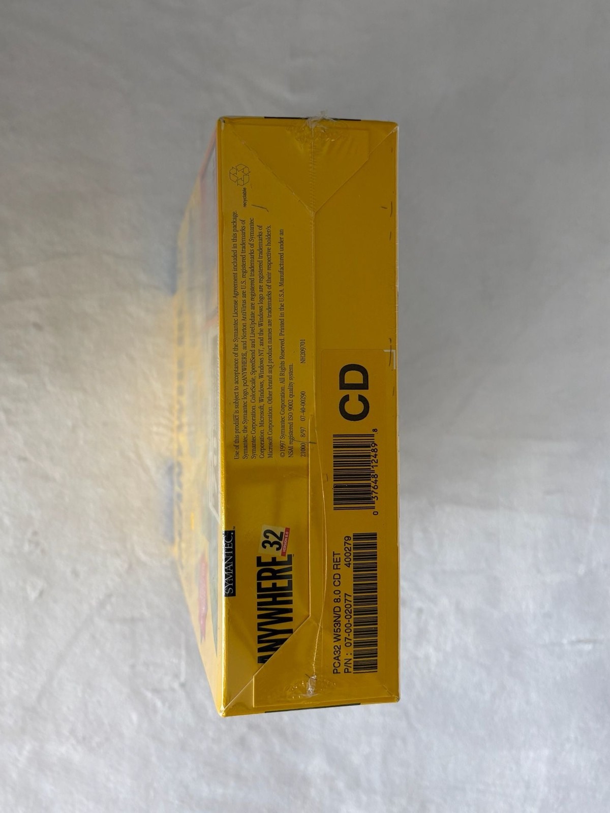 Symantec pcANYWHERE 32 Version 8.0 Remote Control and File Transfer Software