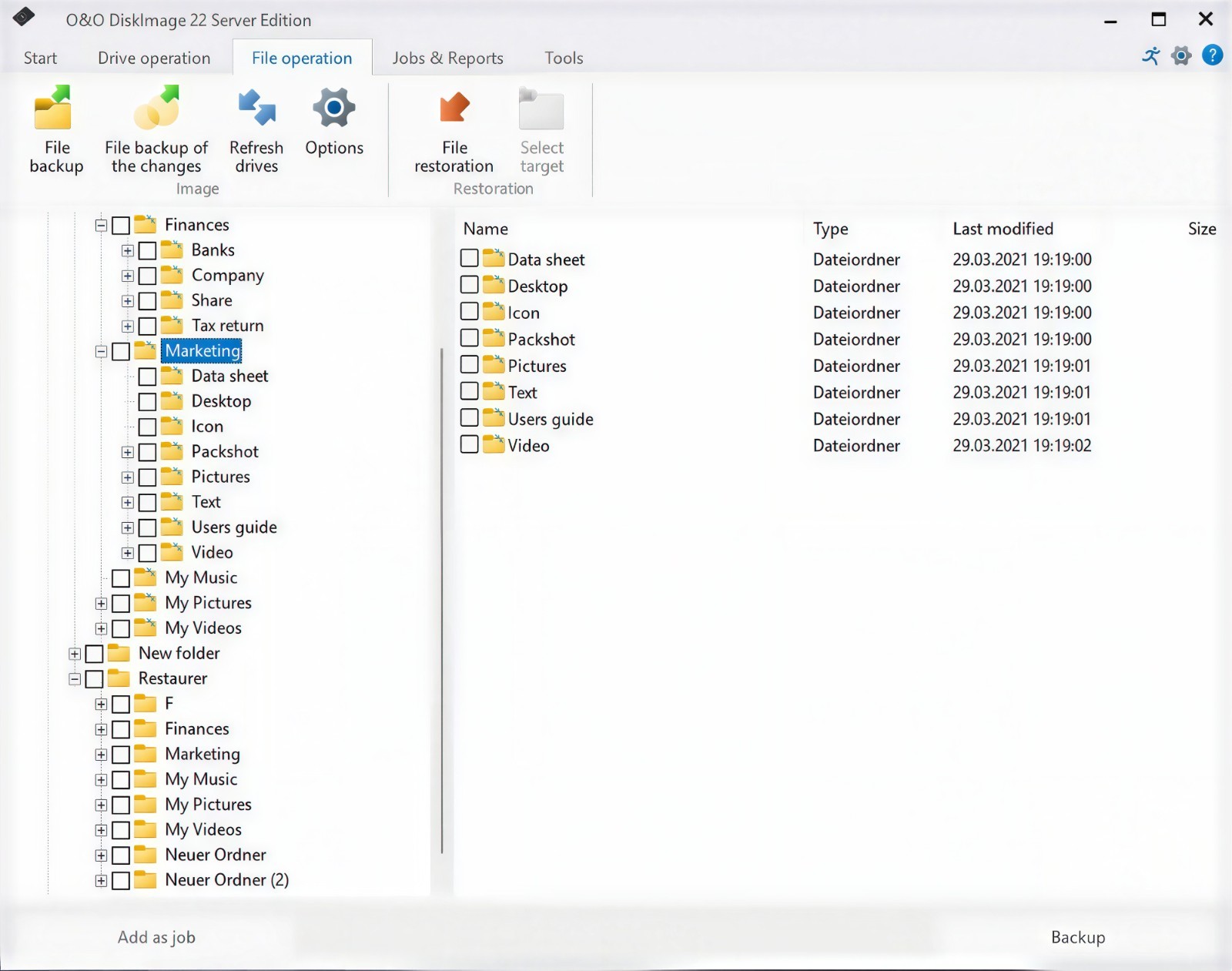 O&O DiskImage Server Edition Bootable DVD/USB