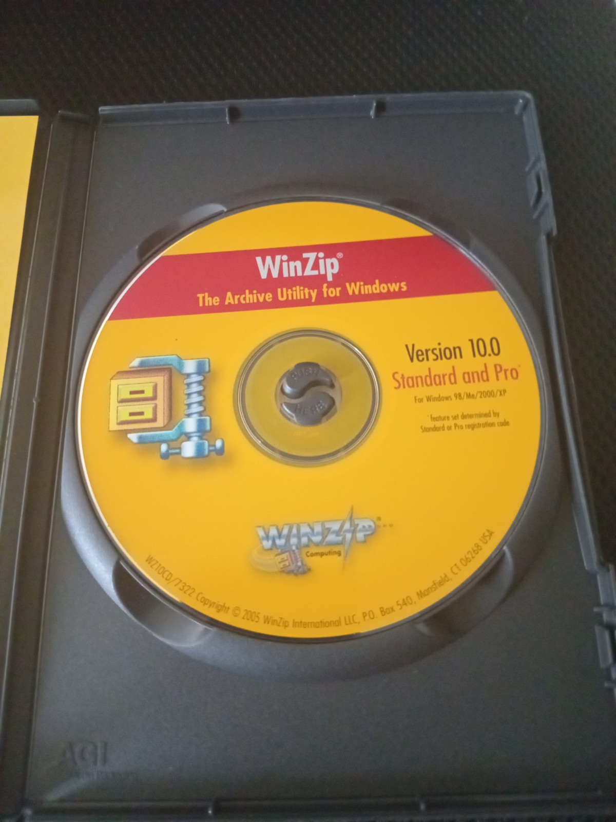 Winzip 10 Standard And Pro Comes With Disc And Key