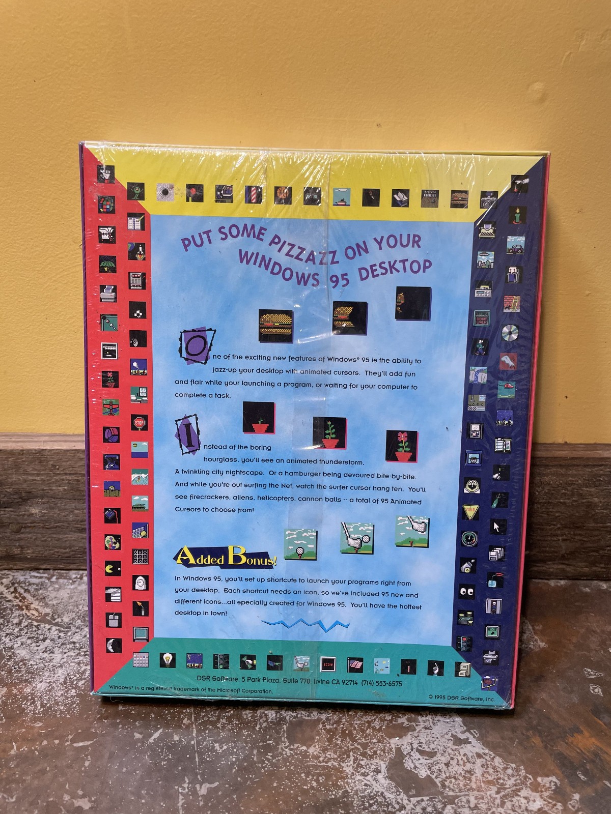 DSR Software Windows 95 Animated Cursors PC CD-ROM Fish Aquatic Media Graphics