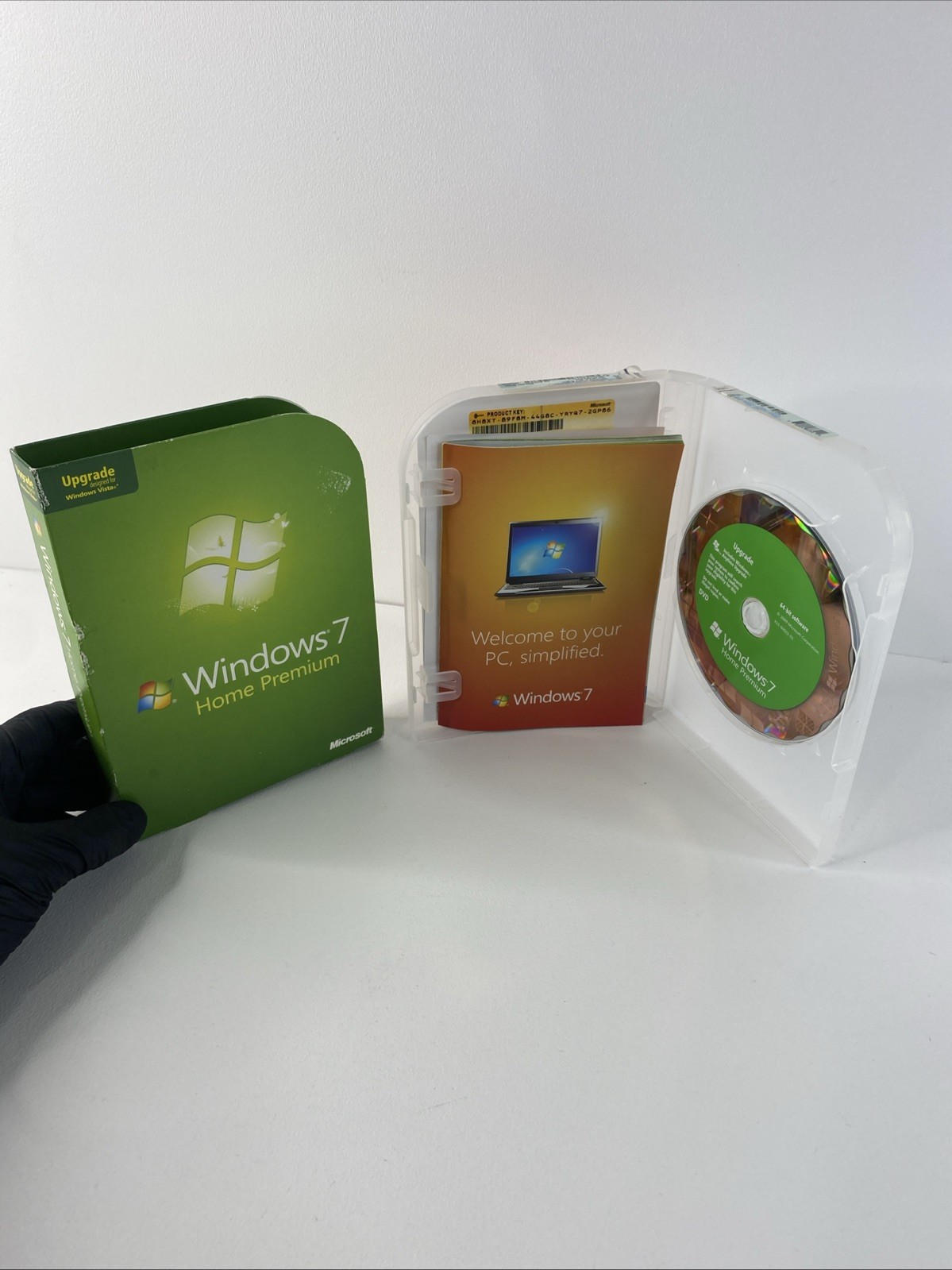 Microsoft Windows 7 Home Premium Upgrade 32 Bit and 64 Bit DVDs