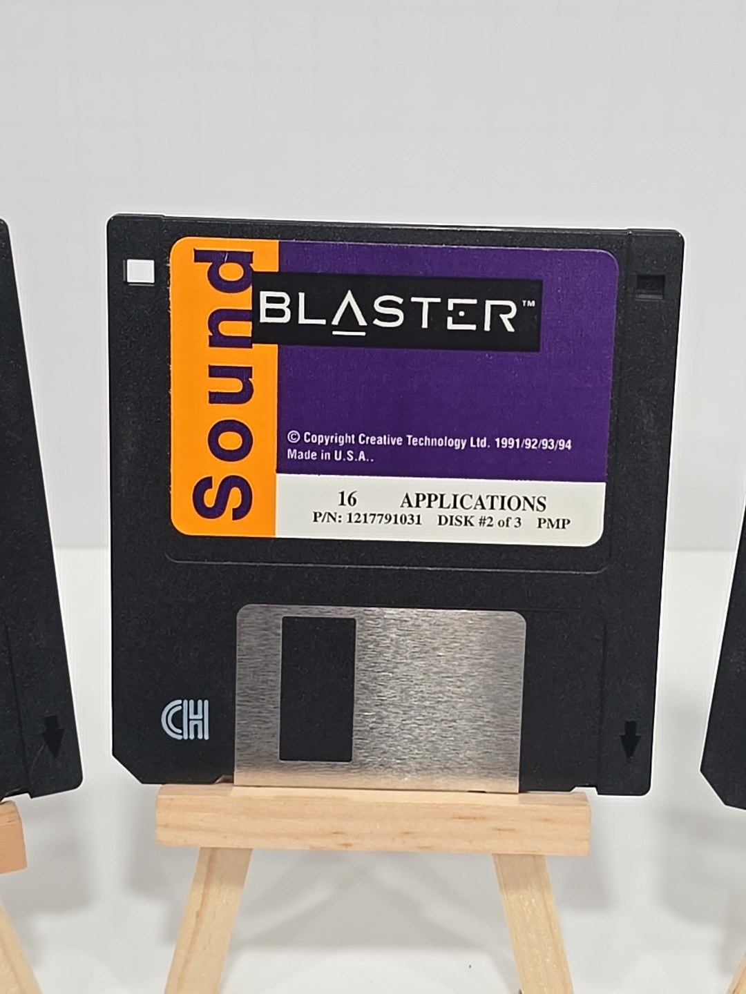 🕹 Vintage Creative Technology Sound Blaster 1994 Install Apps 3.5″ Floppy Disks