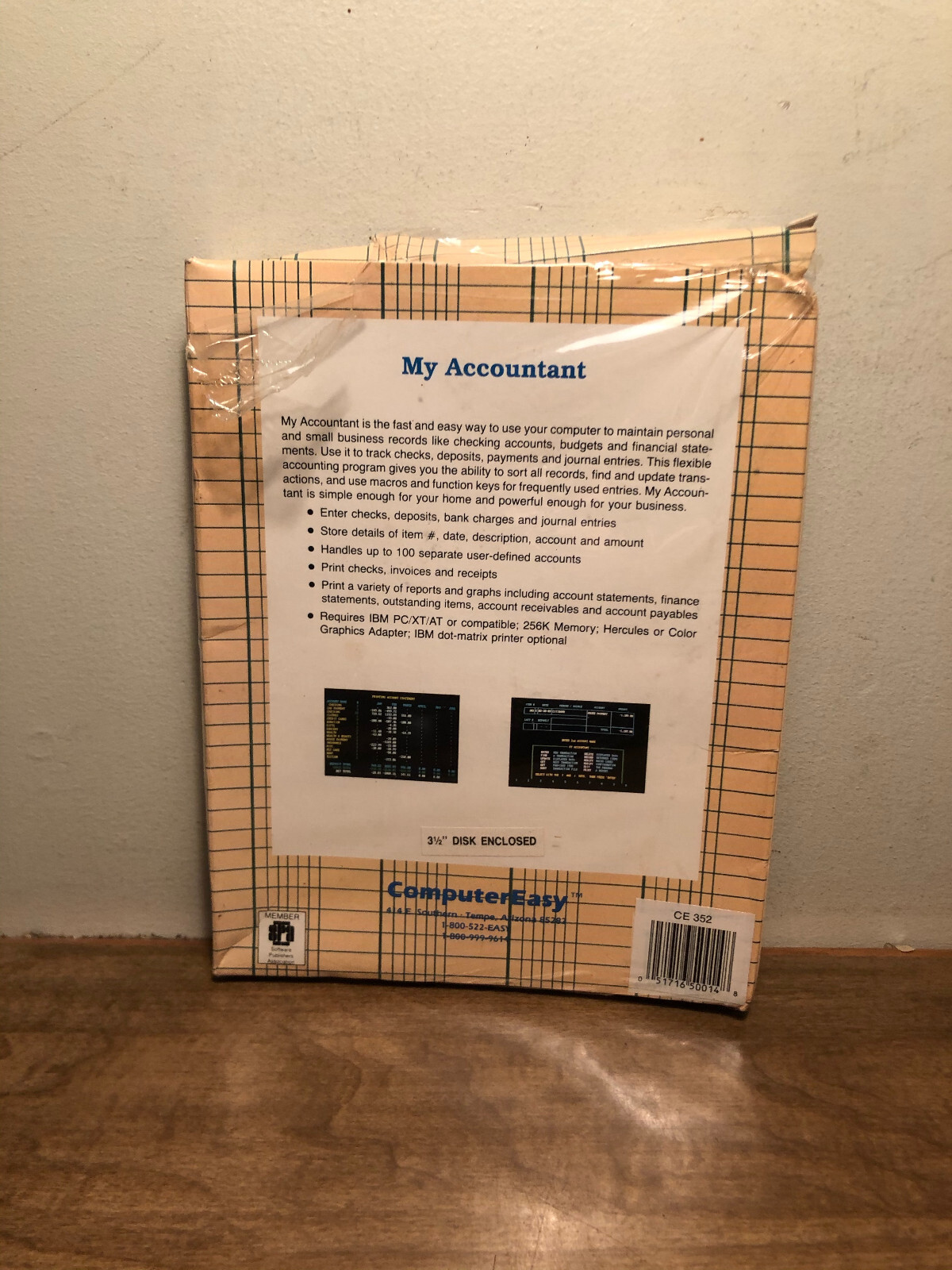 My Accountant by Computer Easy IBM PC Compatible 3.5″ Disk