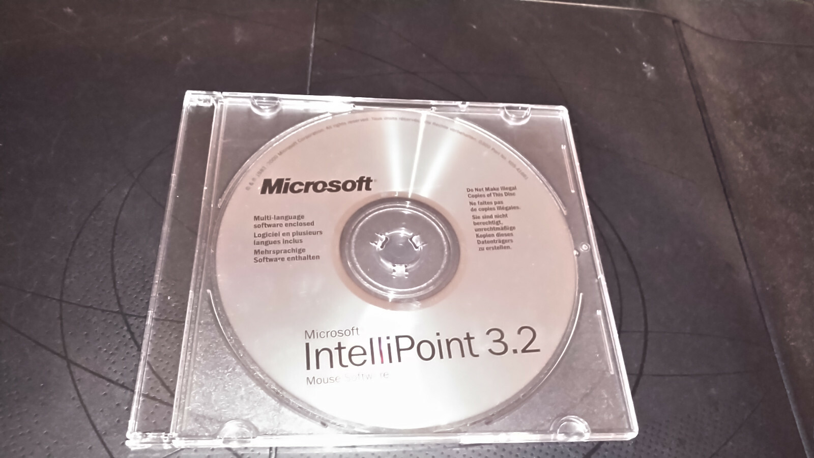 {Microsoft} IntelliPoint 3.2 Mouse Software Disc