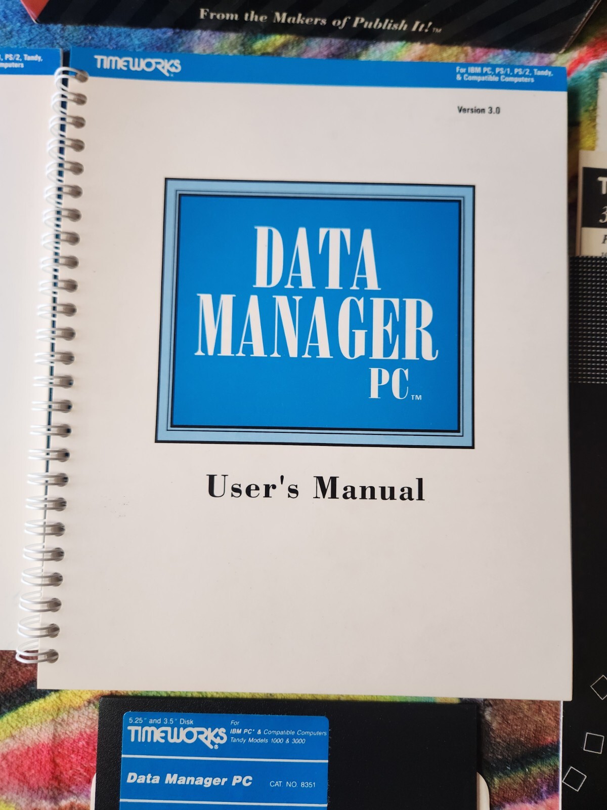 Timeworks – Data Manager 3.0.2 | for IBM & Compatibles | Complete In Box