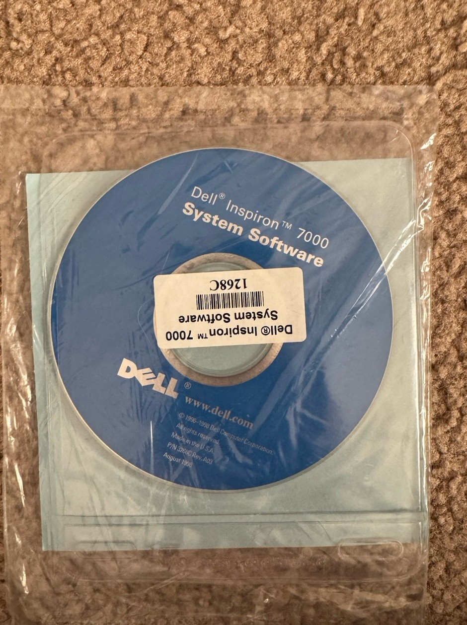 Dell Inspiron 7000 System Software CD ROM Disc New Sealed