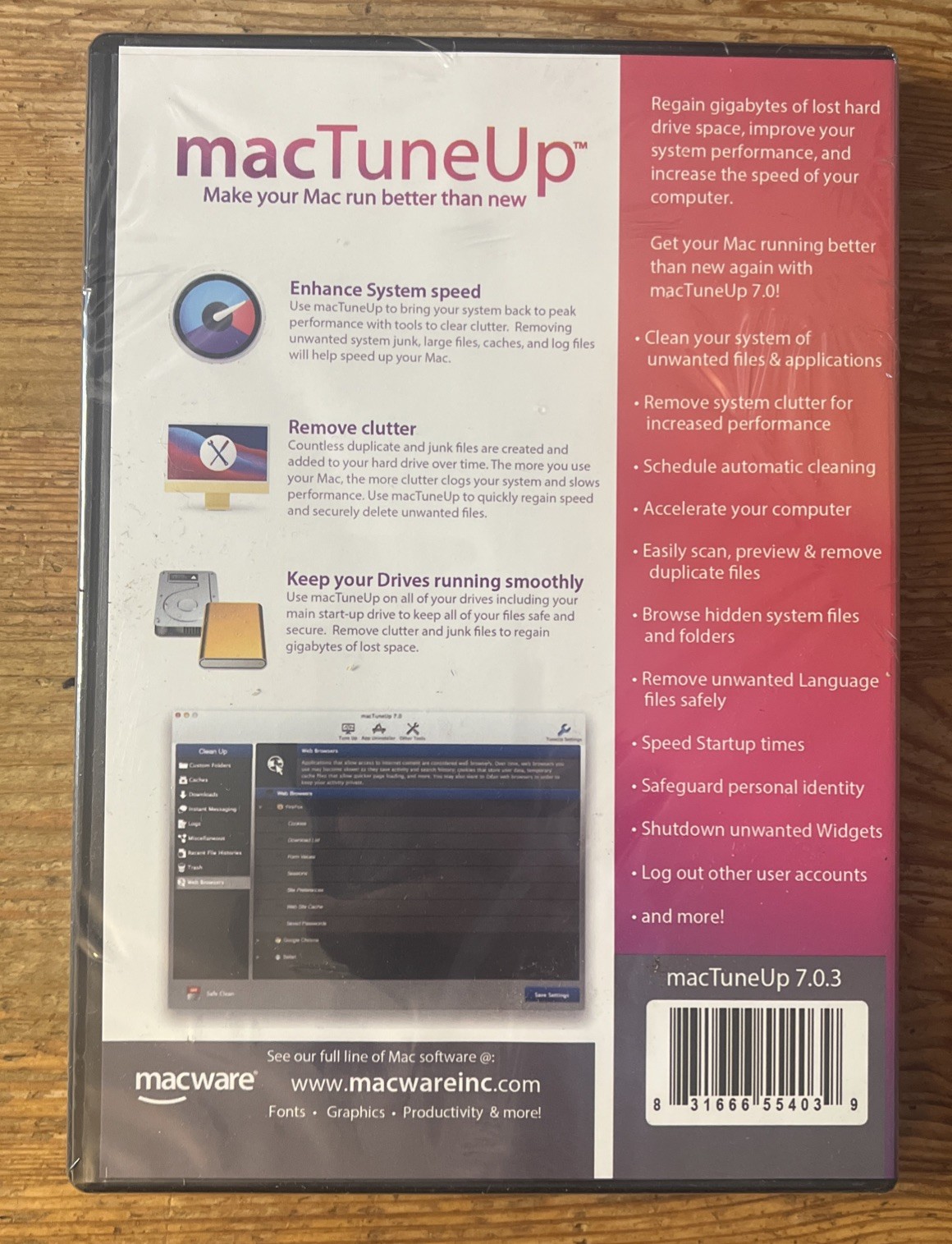 Macware MacTuneUp 7.0.3 Lot 10 New Sealed Software Apple Computer Reseller Lot