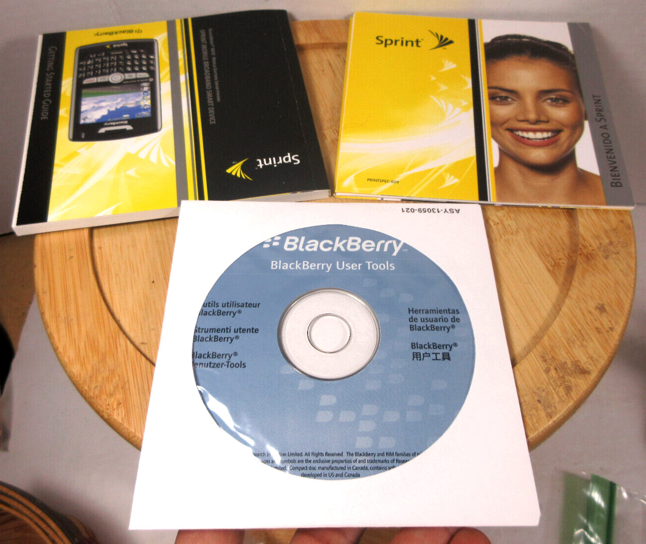 BlackBerry User Tools 2007 manual cd-rom software cable charger No Cell Phone