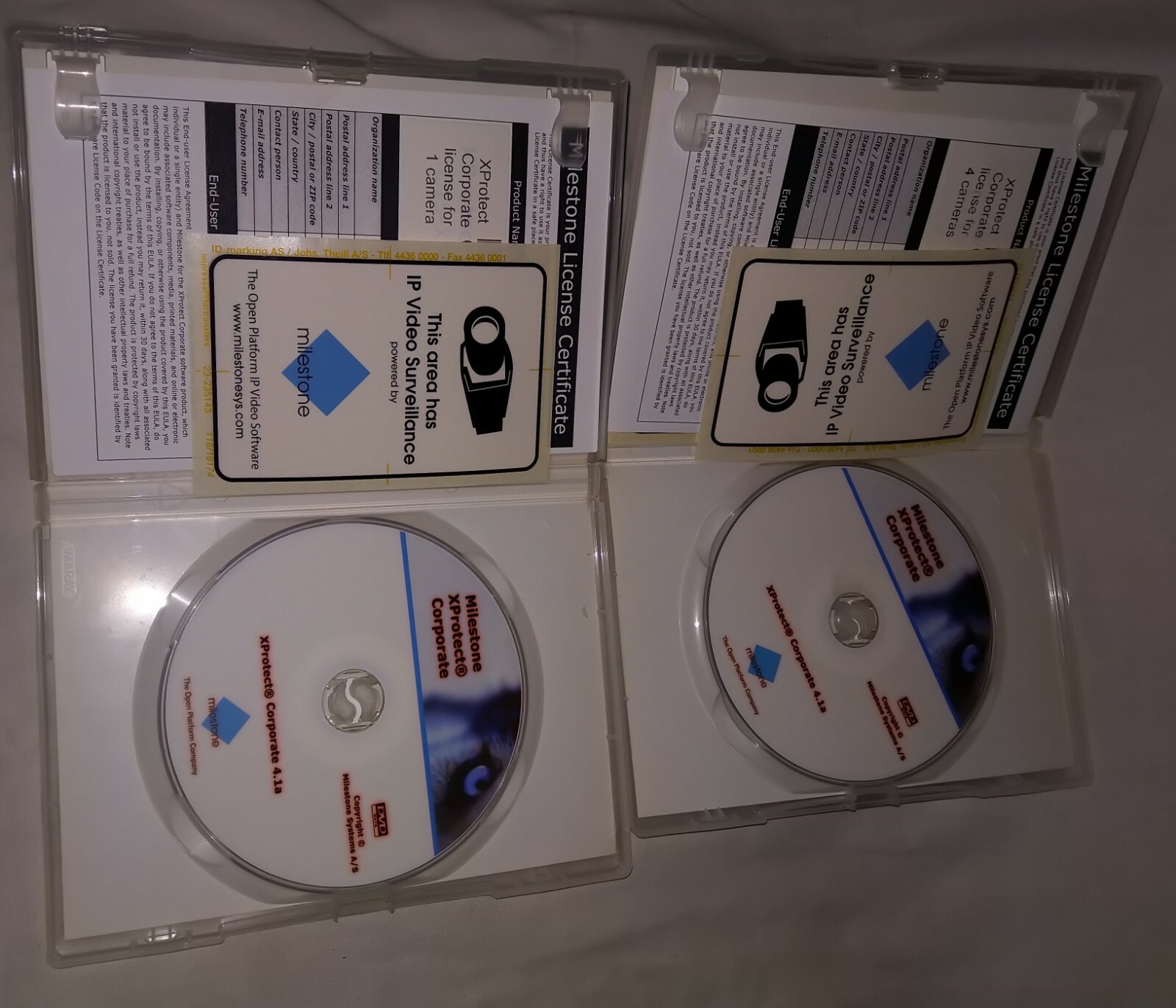 Milestone Xprotect Corporate 4.1a Video Surveillance Software (No Licence, 2 Pc)