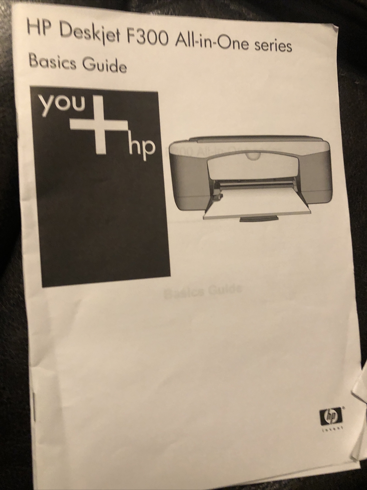 HP Deskjet F300 Series Disk/Guide Windows 98SE, ME, 2000, XP, VER 7.0.1~Mac OS X
