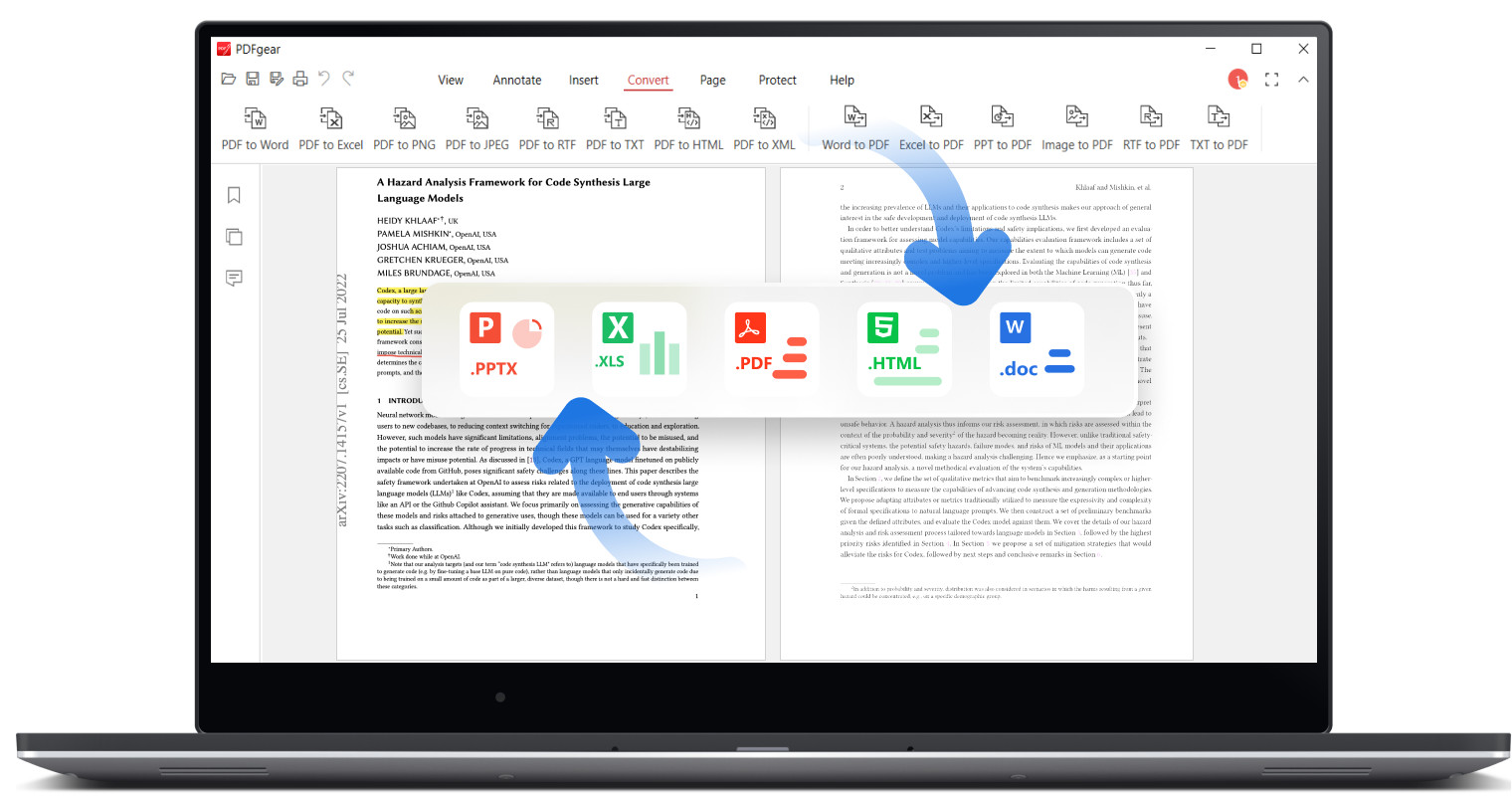 PDFgear Software Suite ~ Professional Management PDF Editor ~ for Windows on CD