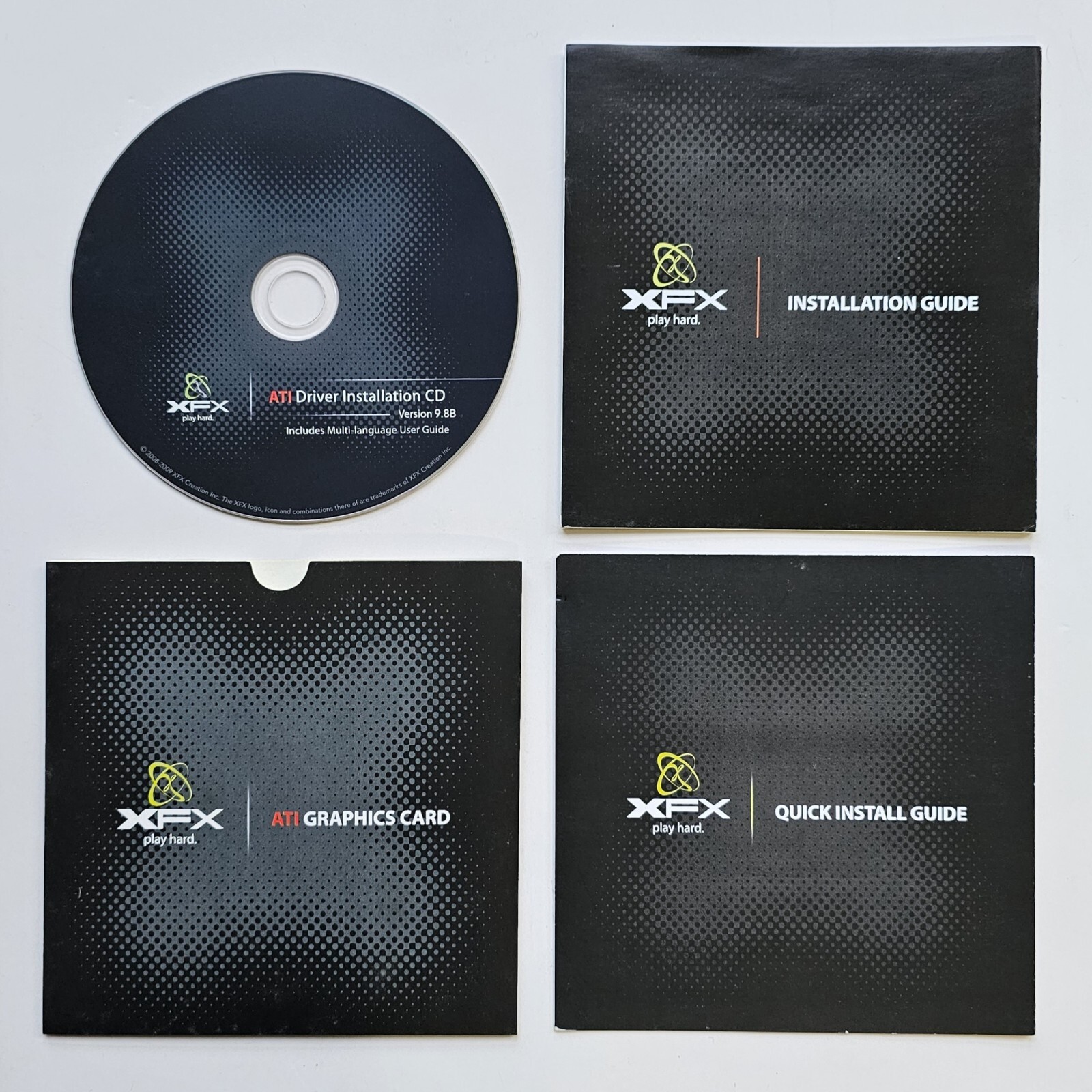 ATI Driver Installation CD Version 9.8B Driver Disc w/ Installation Guides 2009